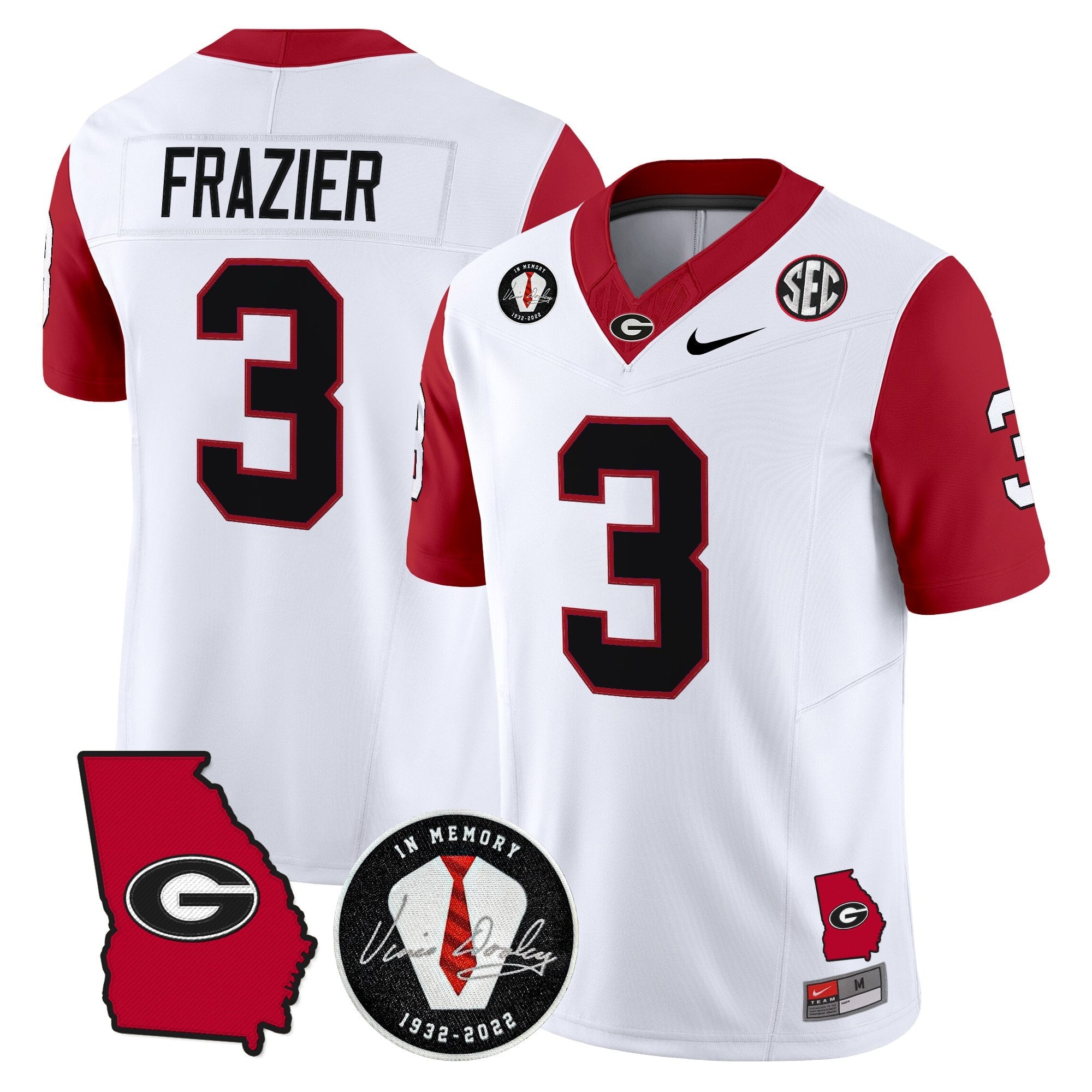 Georgia Bulldogs 2025 Color Sleeves Vapor Limited Jersey - All Stitched