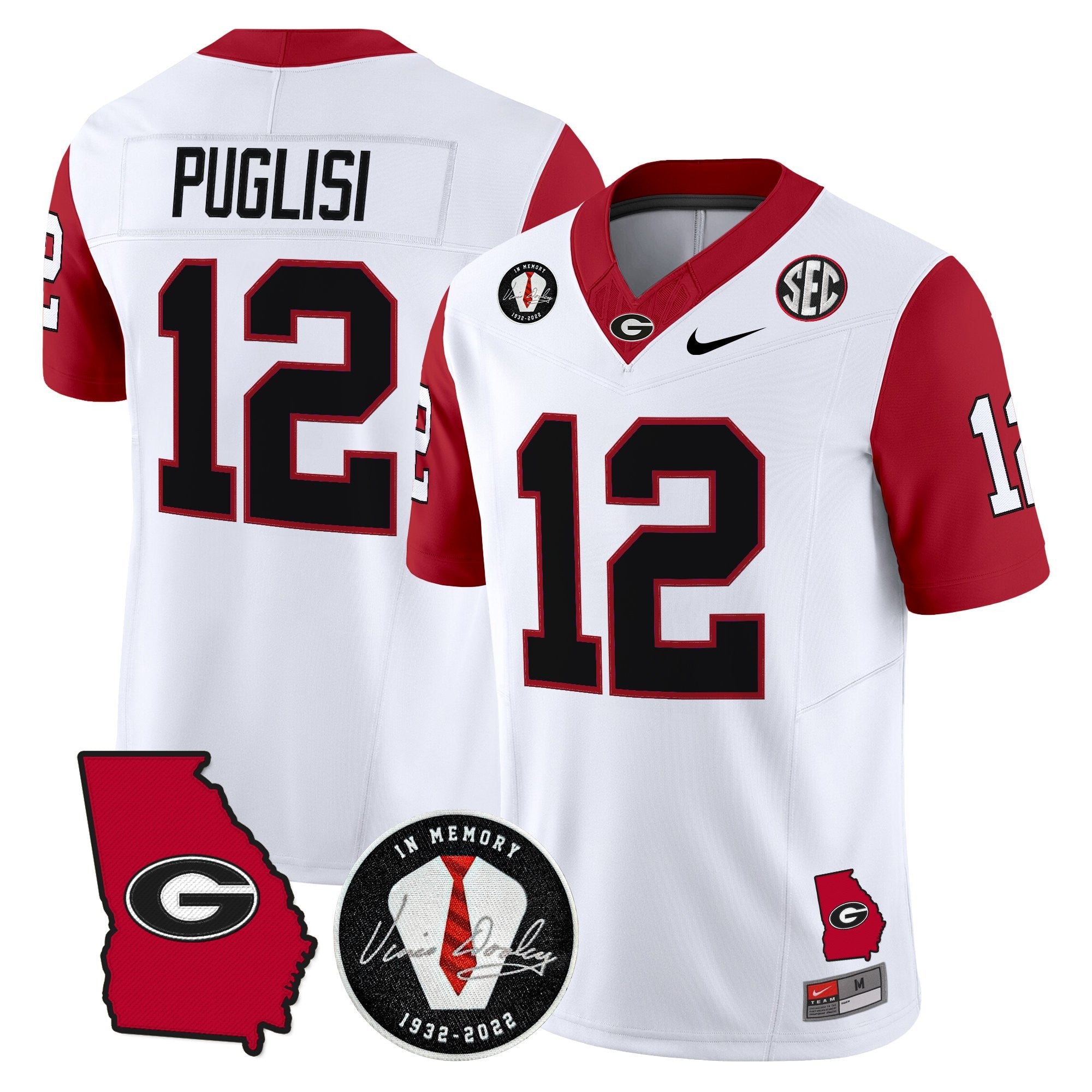 Georgia Bulldogs 2025 Color Sleeves Vapor Limited Jersey - All Stitched