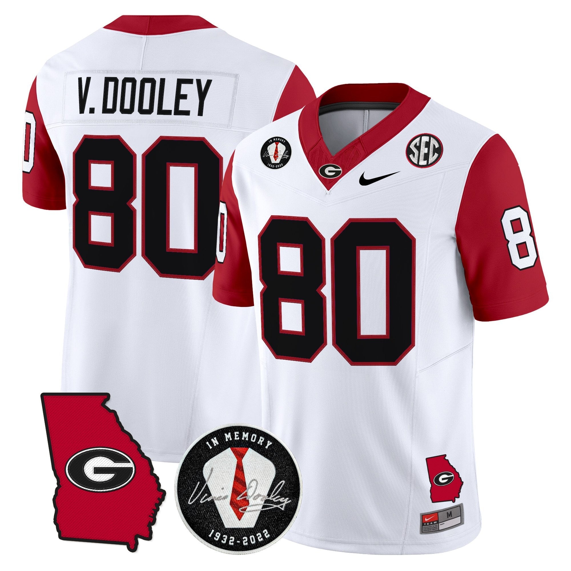 Georgia Bulldogs 2025 Color Sleeves Vapor Limited Jersey - All Stitched