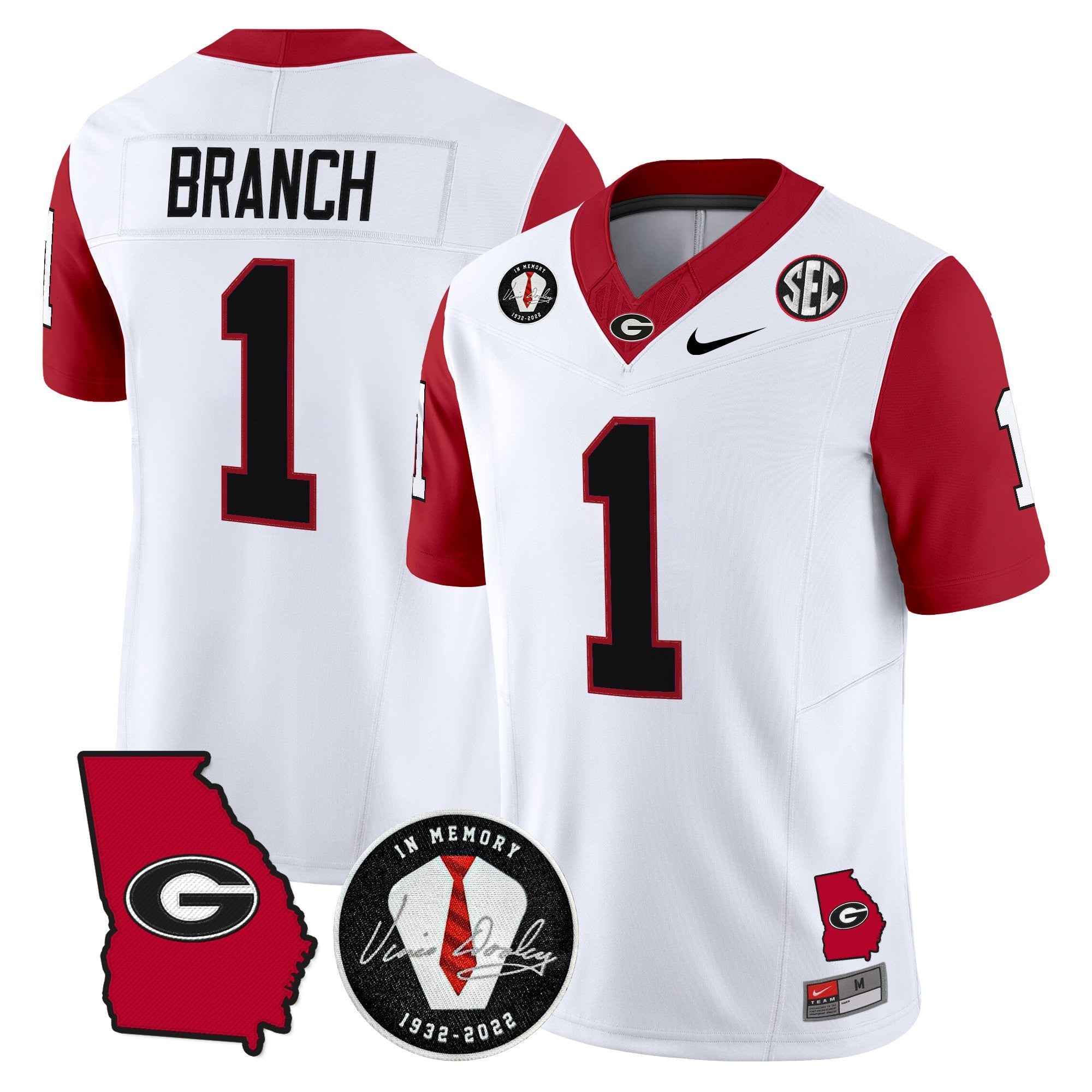 Georgia Bulldogs 2025 Color Sleeves Vapor Limited Jersey - All Stitched