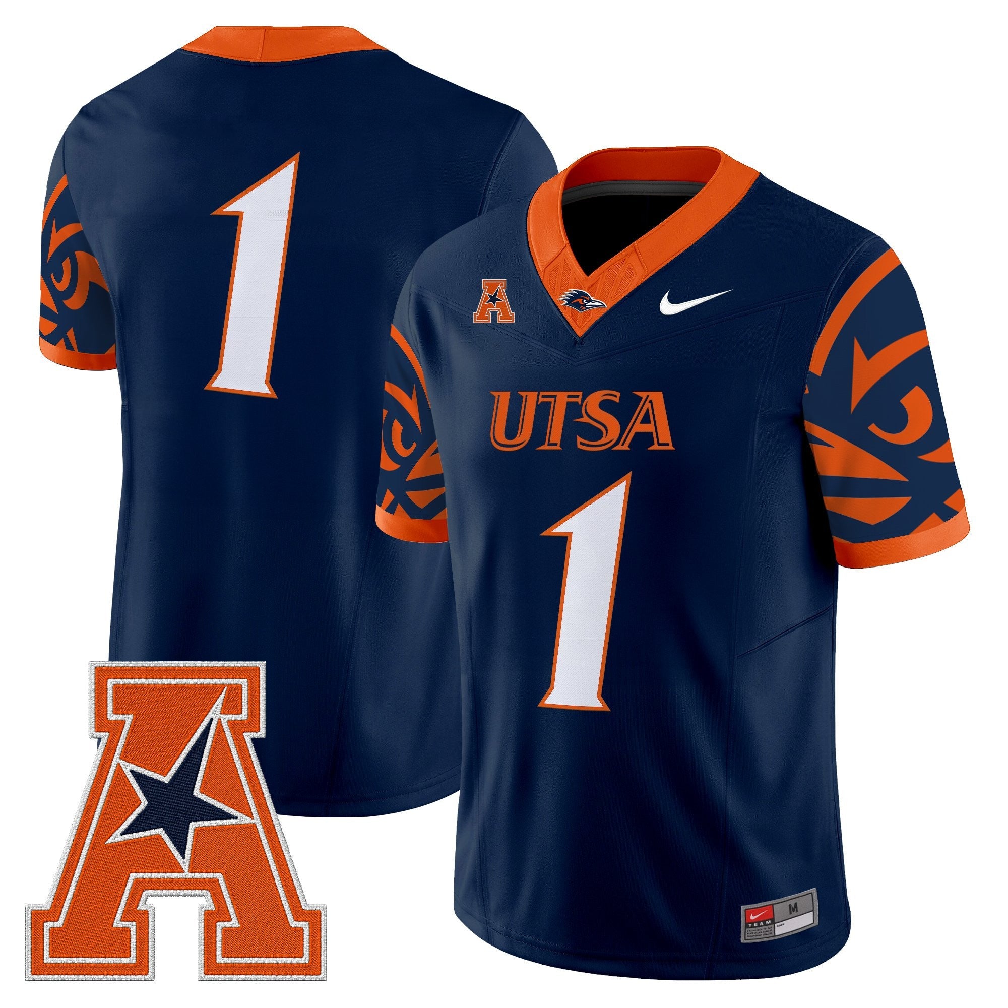UTSA Roadrunners 2025 Vapor Limited Jersey V2 - All Stitched