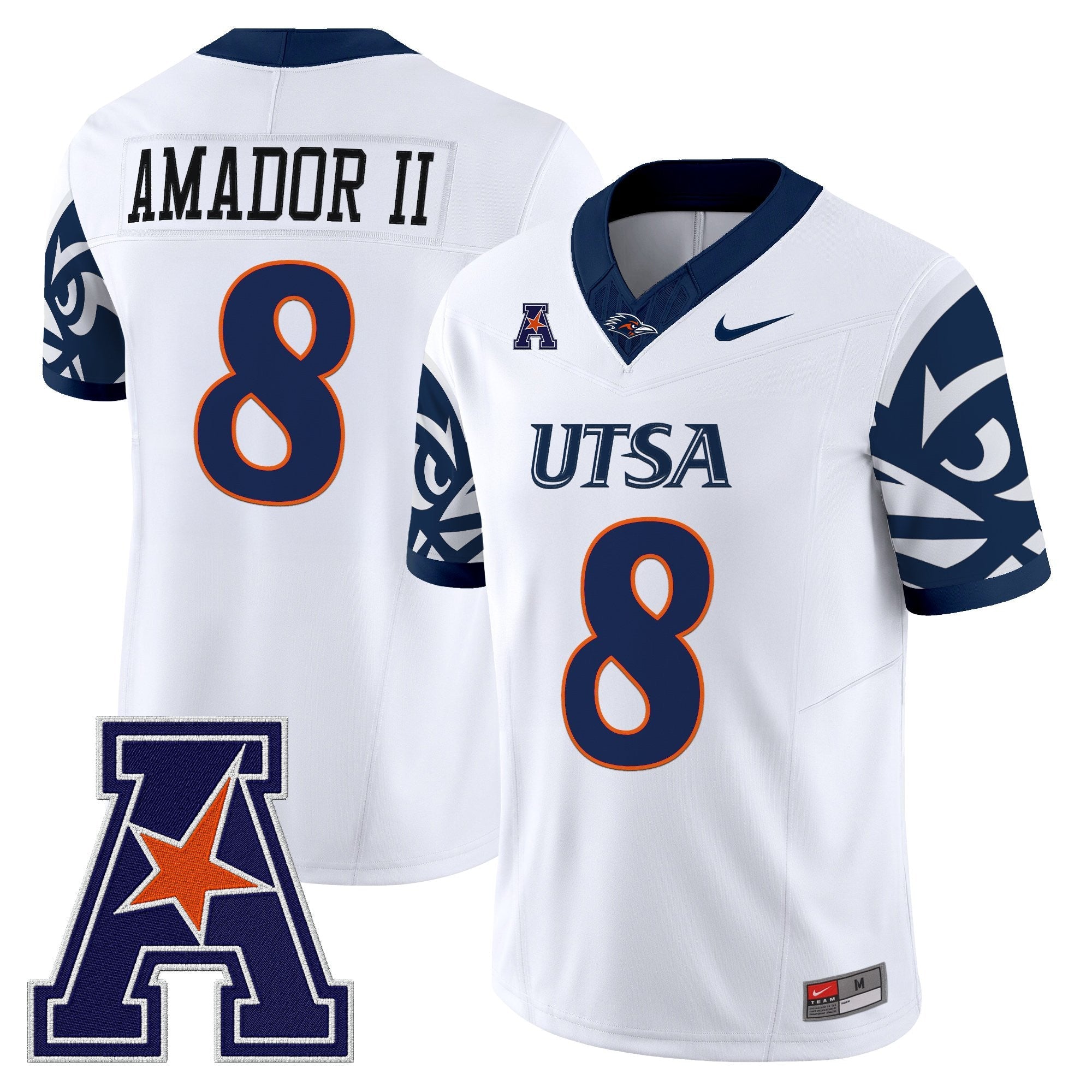 UTSA Roadrunners 2025 Vapor Limited Jersey V2 - All Stitched