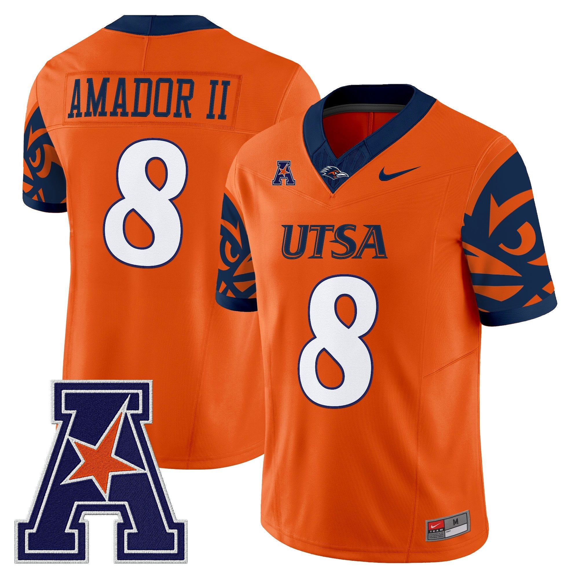 UTSA Roadrunners 2025 Vapor Limited Jersey V2 - All Stitched