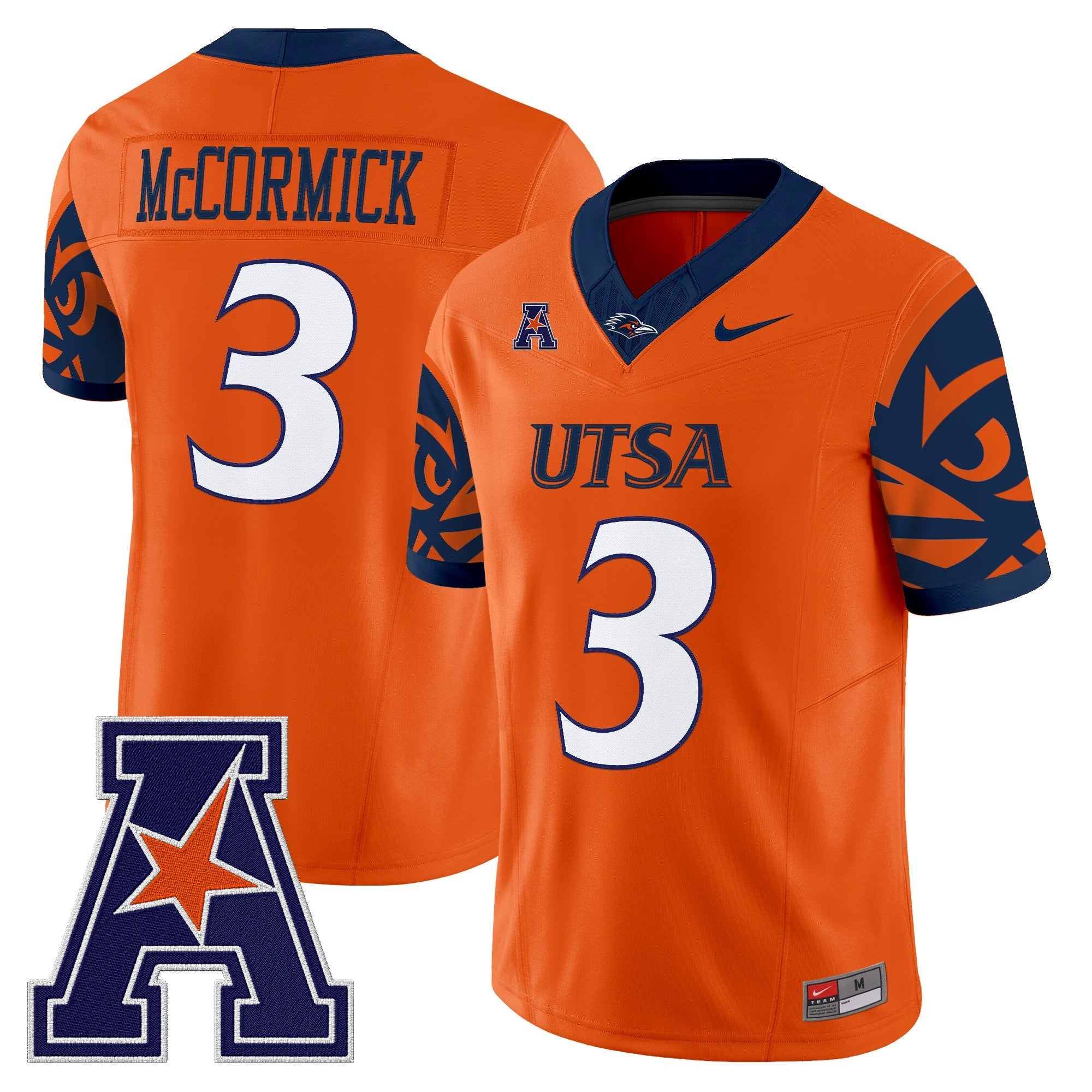 UTSA Roadrunners 2025 Vapor Limited Jersey V2 - All Stitched