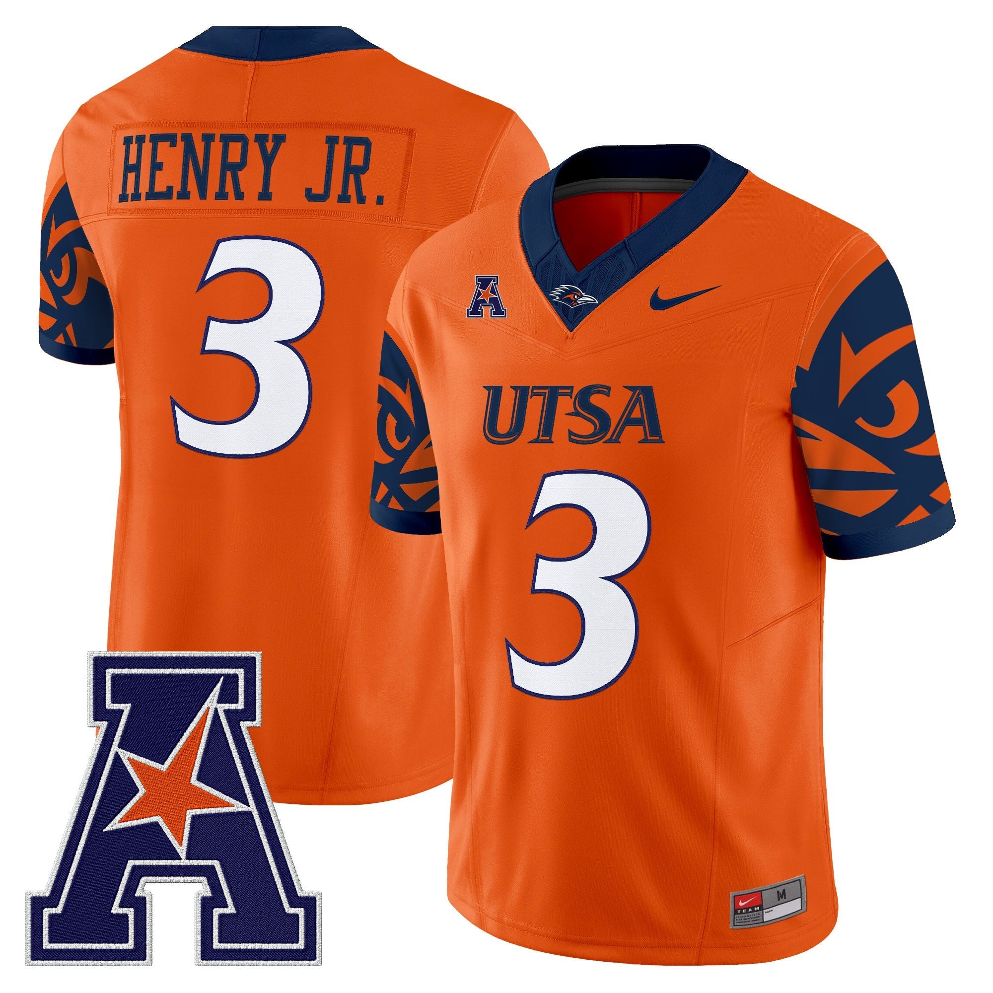 UTSA Roadrunners 2025 Vapor Limited Jersey V2 - All Stitched