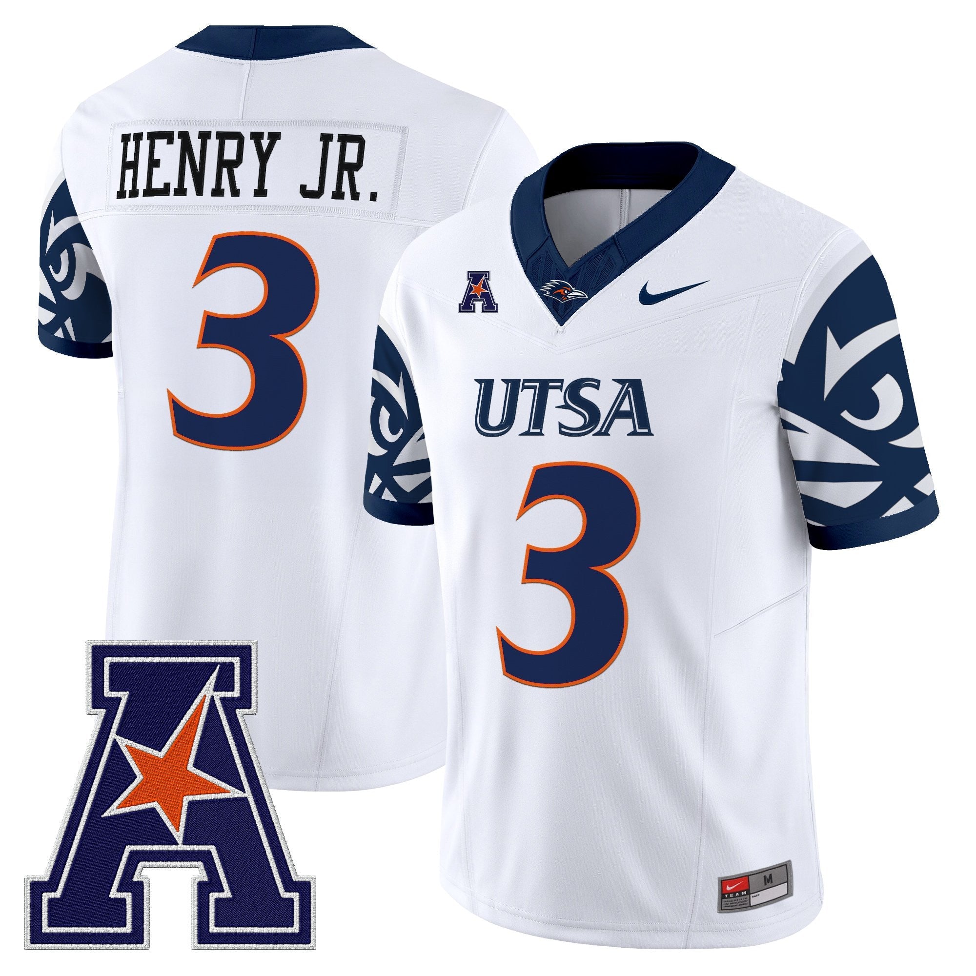 UTSA Roadrunners 2025 Vapor Limited Jersey V2 - All Stitched