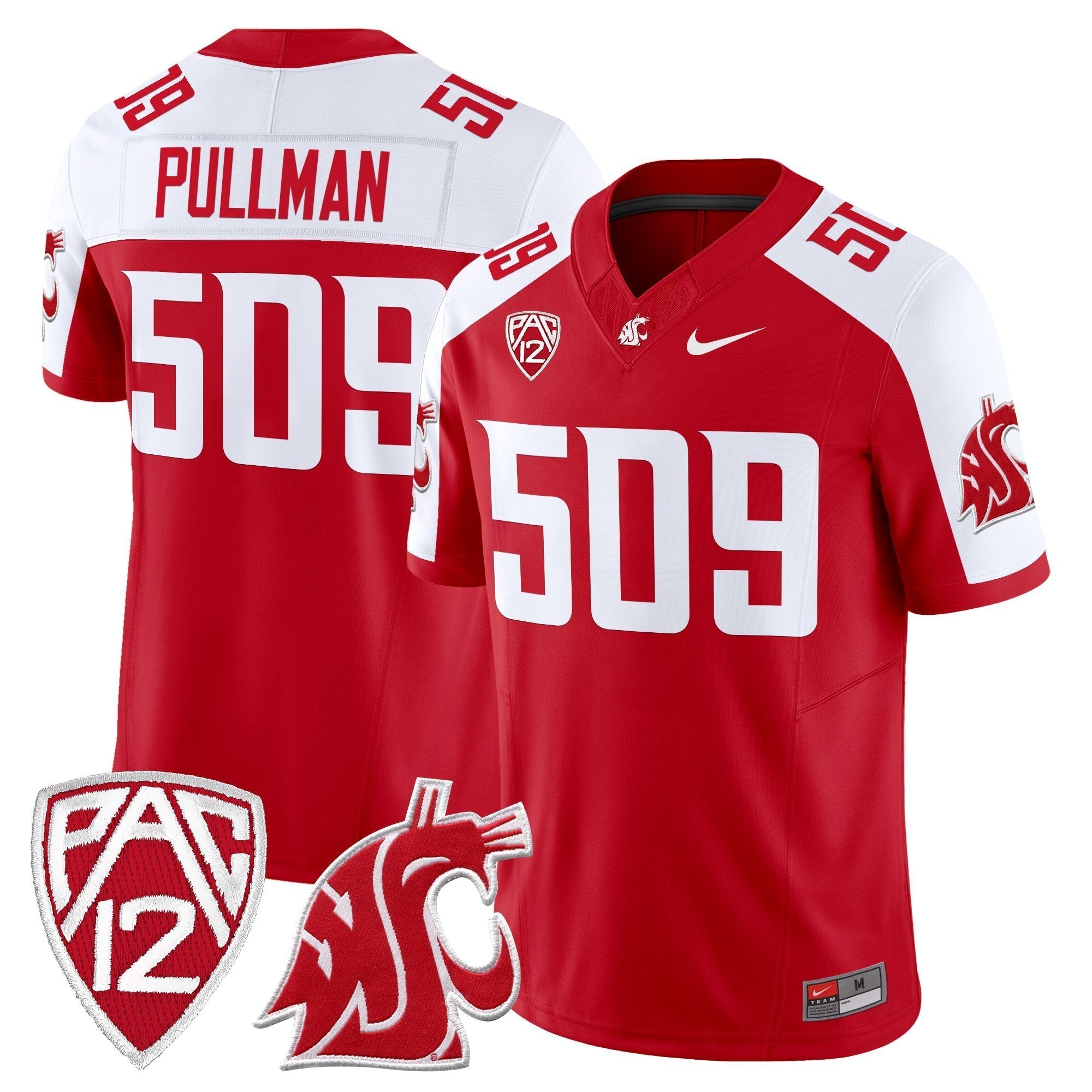 Washington State Cougars 2025 Vapor Limited Jersey - All Stitched