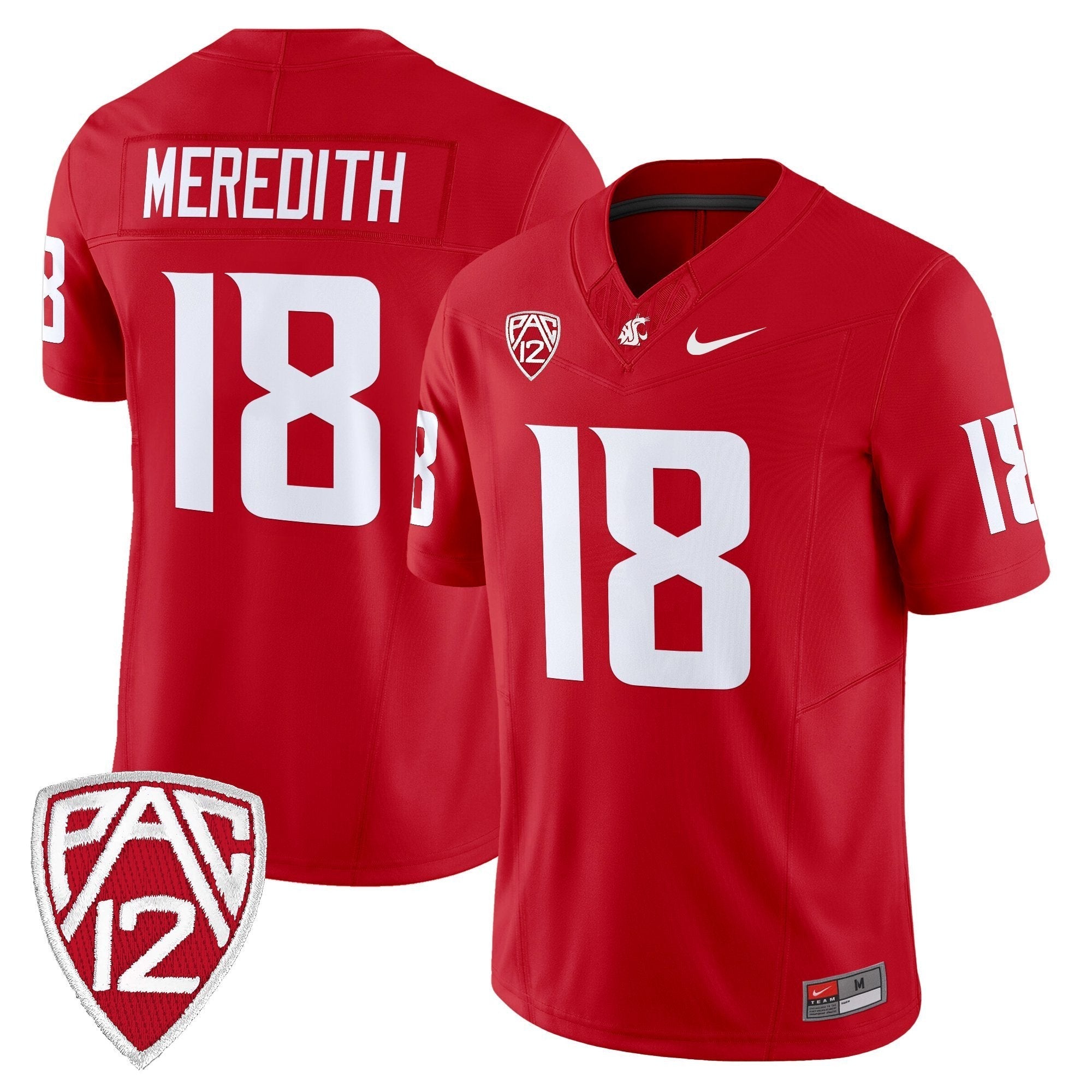 Washington State Cougars 2025 Vapor Limited Jersey - All Stitched