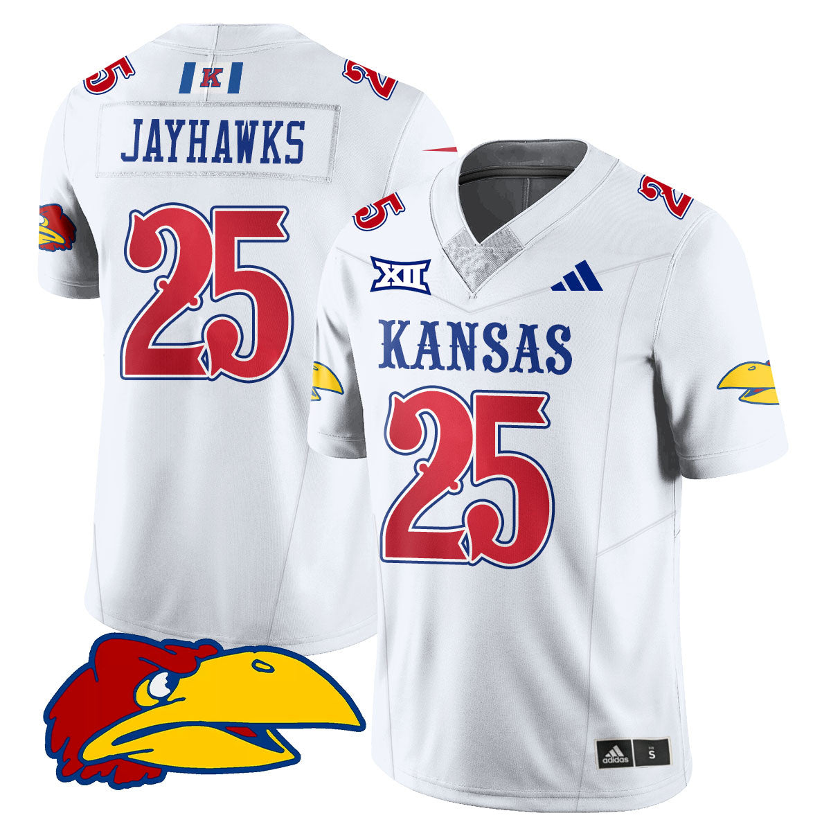 Kansas Jayhawks Football 2025 Limited Jersey - All Stitched
