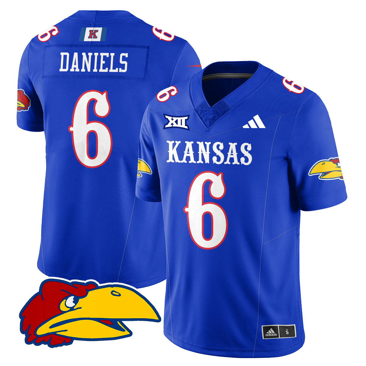 Kansas Jayhawks Football 2025 Limited Jersey - All Stitched