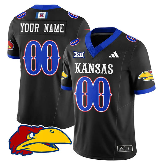 Custom  Kansas Jayhawks Football 2025 Limited Jersey