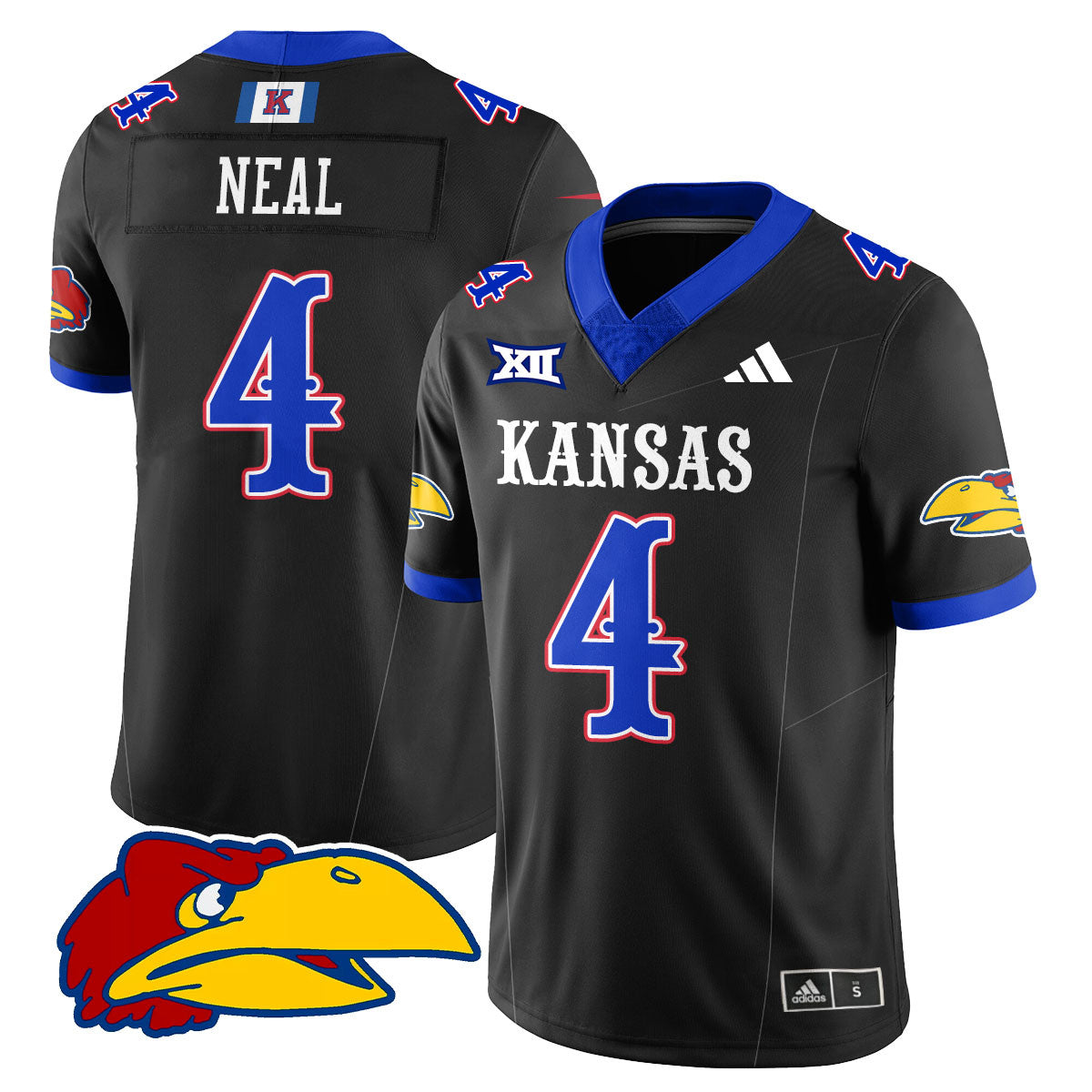 Kansas Jayhawks Football 2025 Limited Jersey - All Stitched