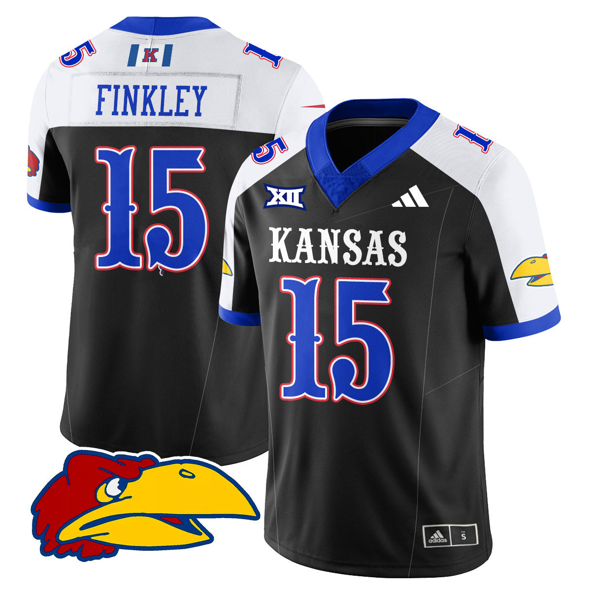 Kansas Jayhawks Football 2025 Limited Jersey - All Stitched