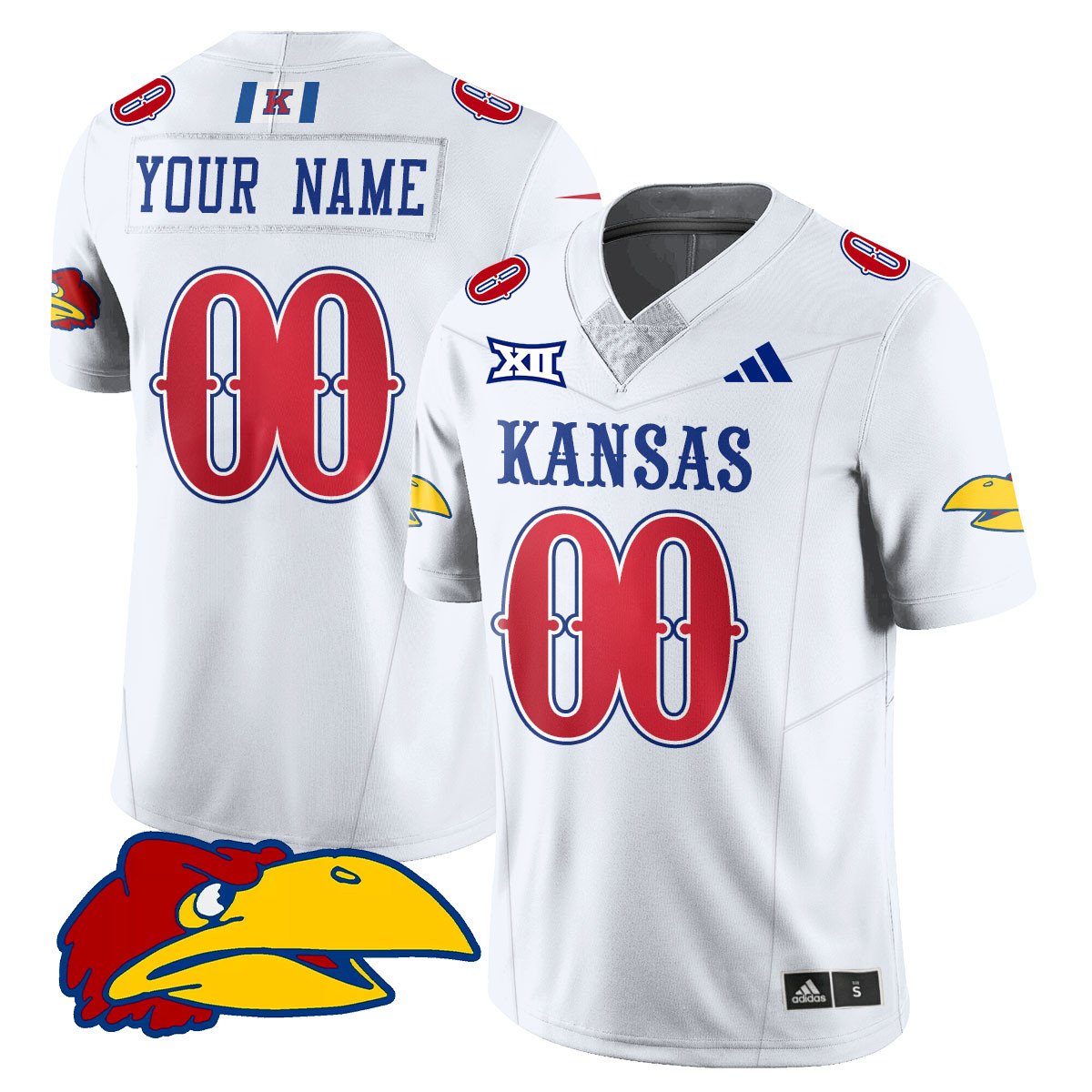 Custom Kansas Jayhawks Football Jersey Name, Number 2025 Limited All Stitched