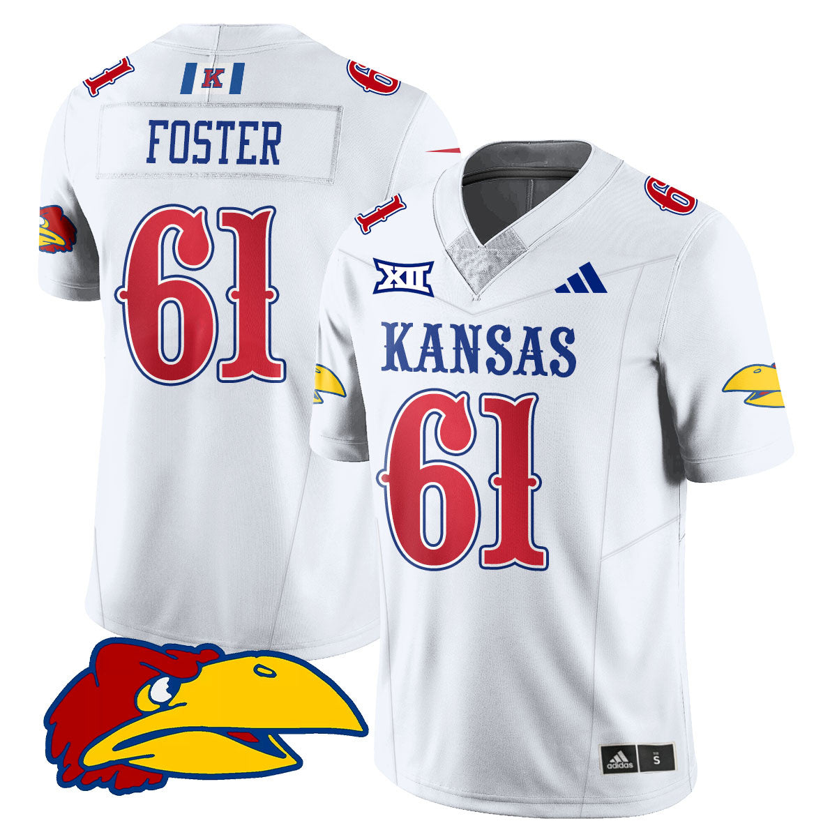 Kansas Jayhawks Football 2025 Limited Jersey - All Stitched