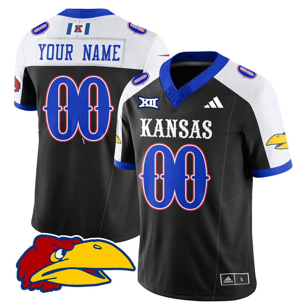 Kansas Jayhawks Football 2025 Limited Jersey - All Stitched