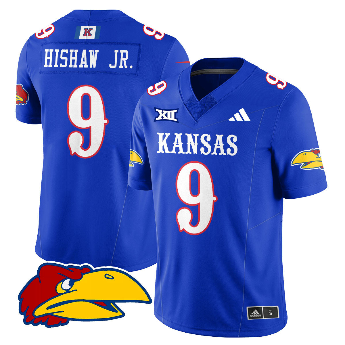 Kansas Jayhawks Football 2025 Limited Jersey - All Stitched
