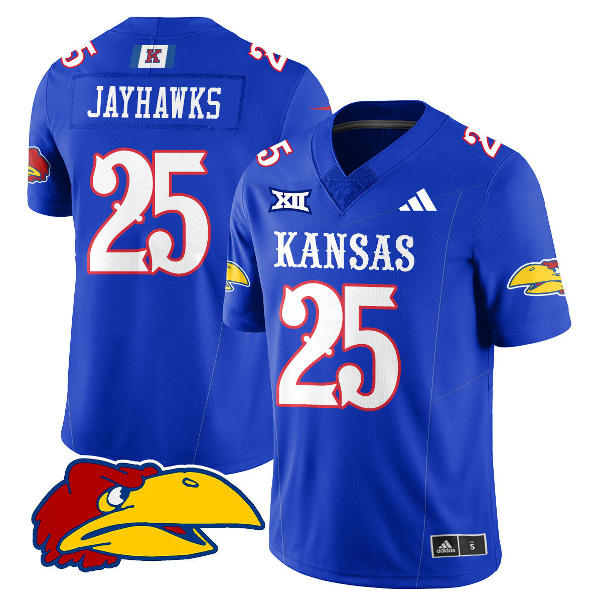 Kansas Jayhawks Football 2025 Limited Jersey - All Stitched