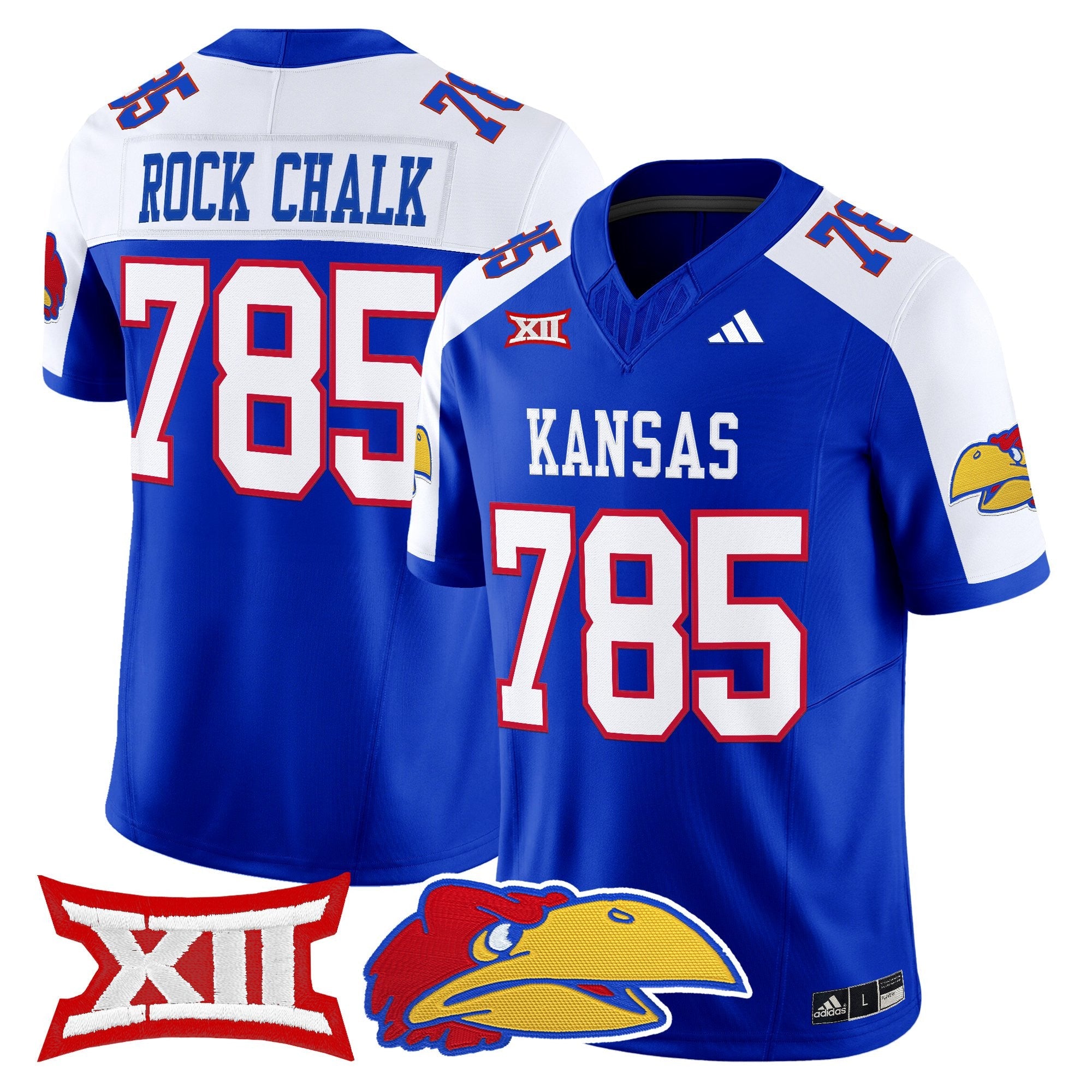 Kansas Jayhawks 2025 Vapor Limited Jersey - All Stitched