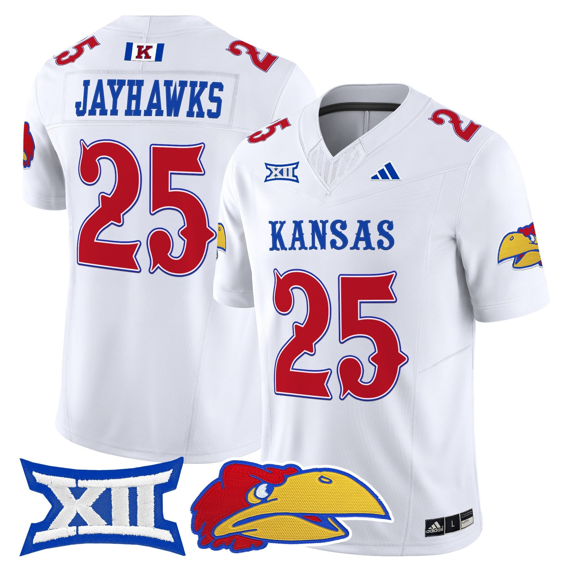 Kansas Jayhawks 2025 Vapor Limited Jersey - All Stitched