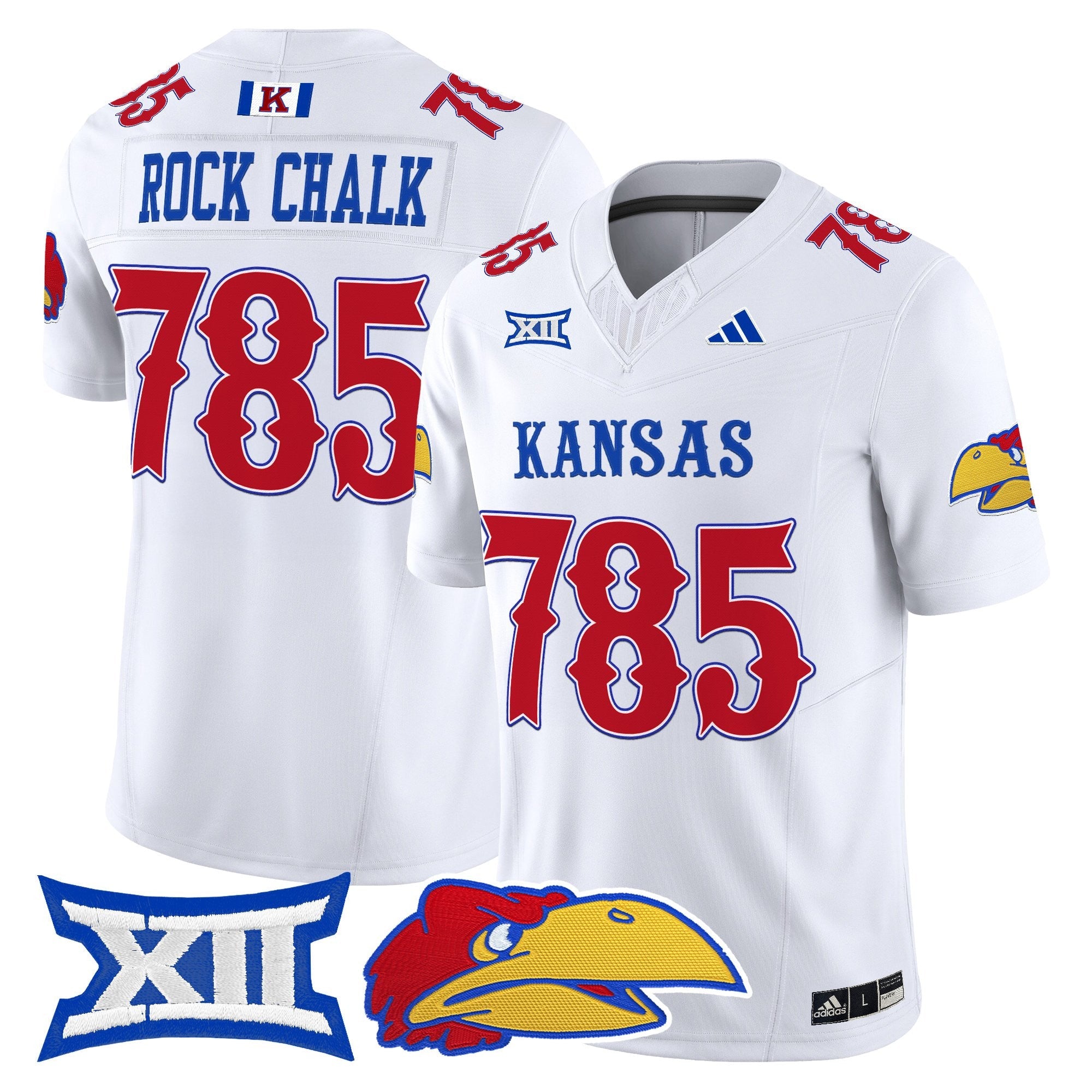 Kansas Jayhawks 2025 Vapor Limited Jersey - All Stitched