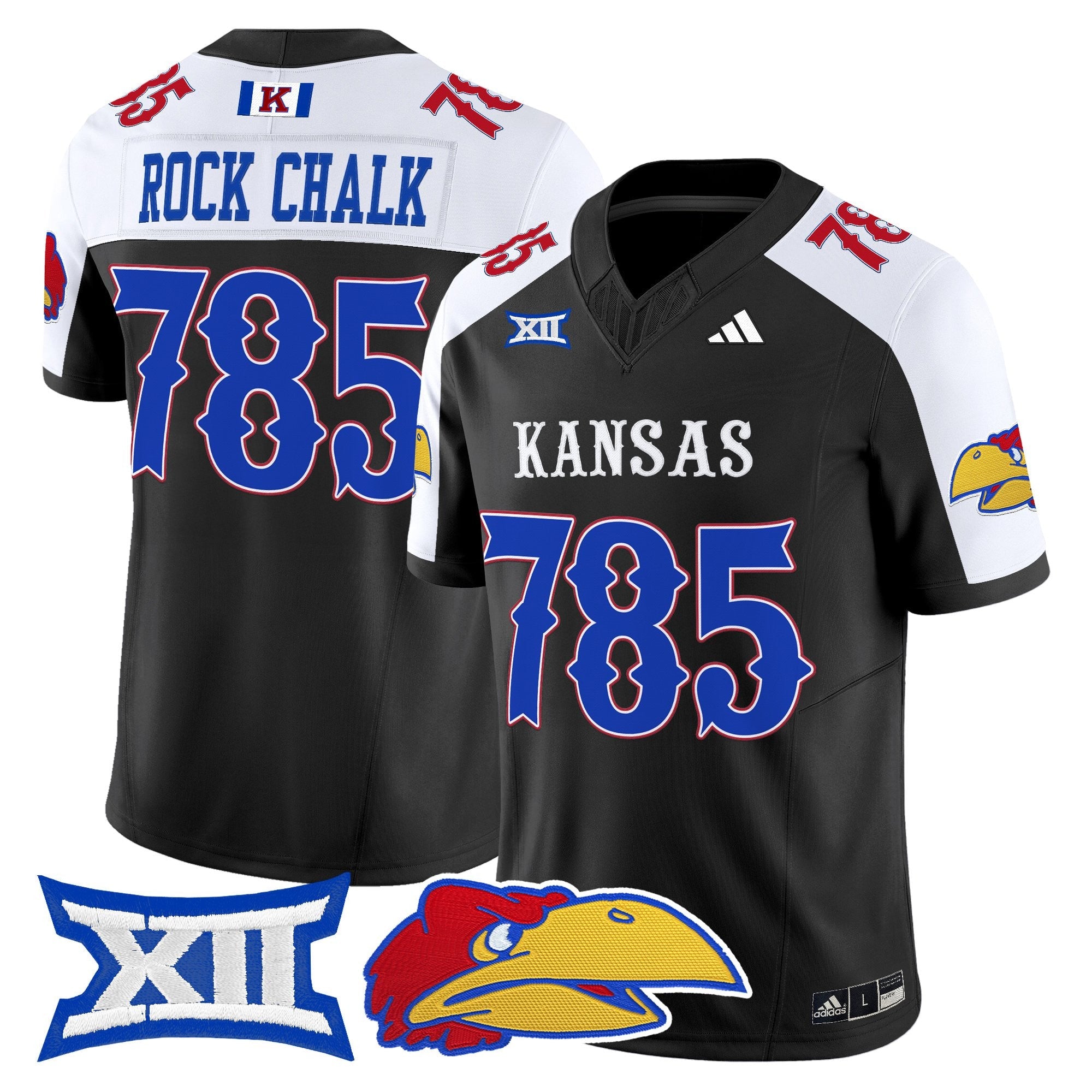 Kansas Jayhawks 2025 Vapor Limited Jersey - All Stitched