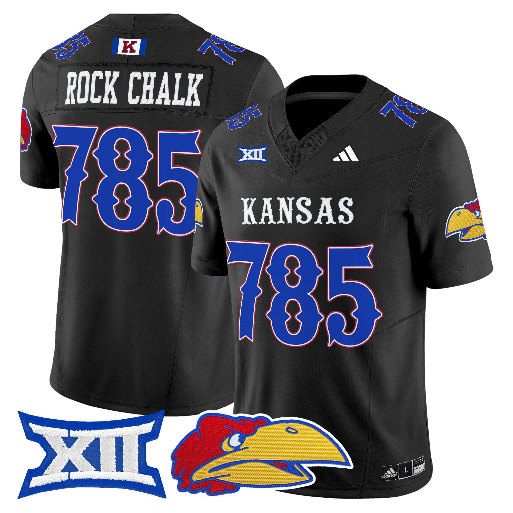 Kansas Jayhawks 2025 Vapor Limited Jersey - All Stitched