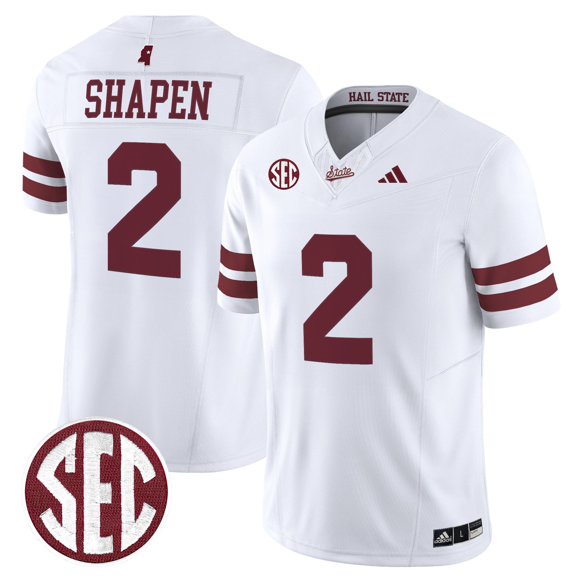 Mississippi State Bulldogs 'Dark Mode' Vapor Limited Jersey - All Stitched