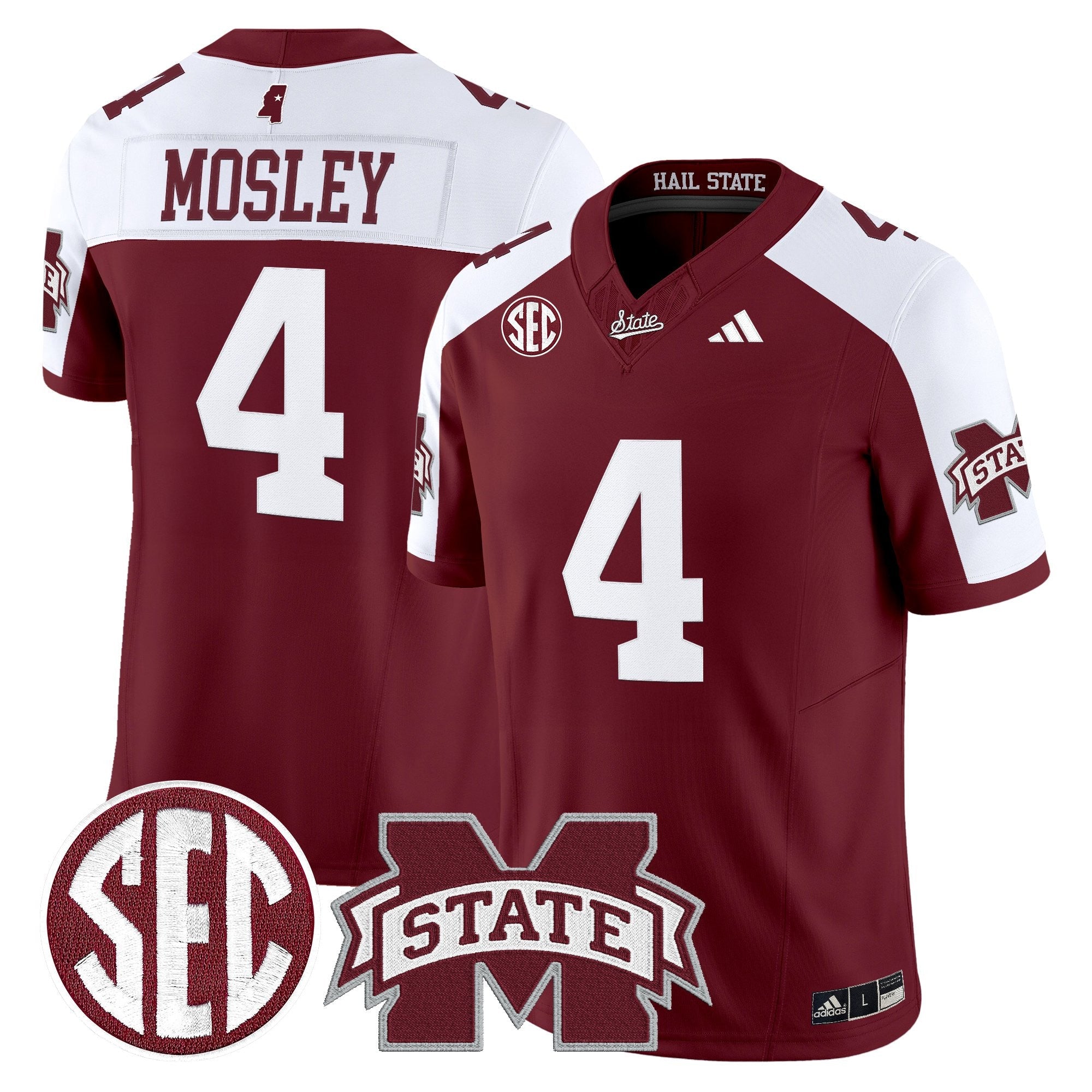 Mississippi State Bulldogs 'Dark Mode' Vapor Limited Jersey - All Stitched