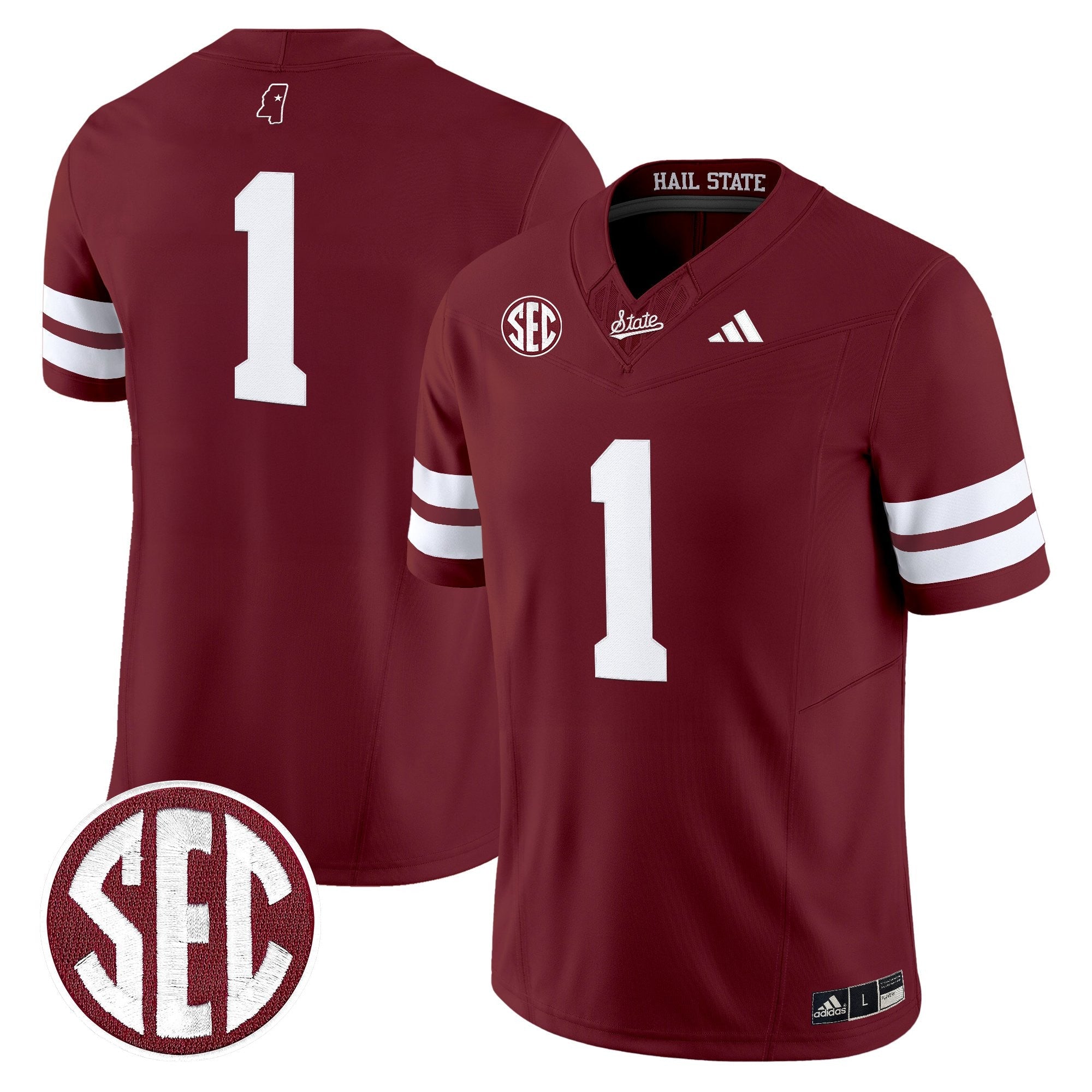 Mississippi State Bulldogs 'Dark Mode' Vapor Limited Jersey - All Stitched