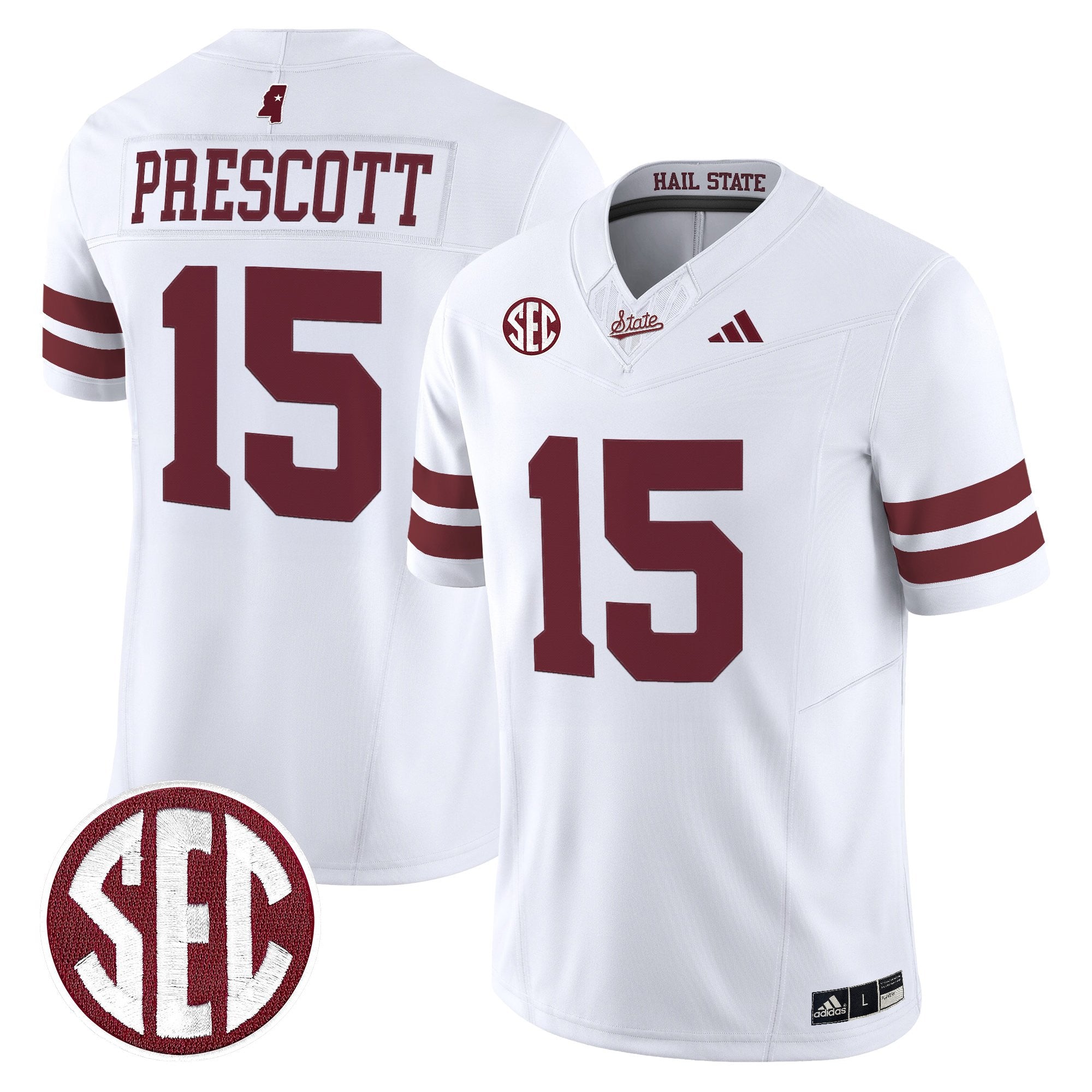 Mississippi State Bulldogs 'Dark Mode' Vapor Limited Jersey - All Stitched
