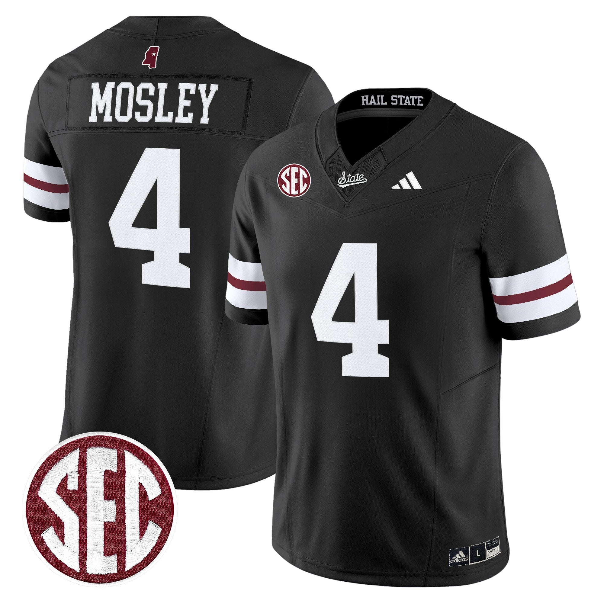 Mississippi State Bulldogs 'Dark Mode' Vapor Limited Jersey - All Stitched