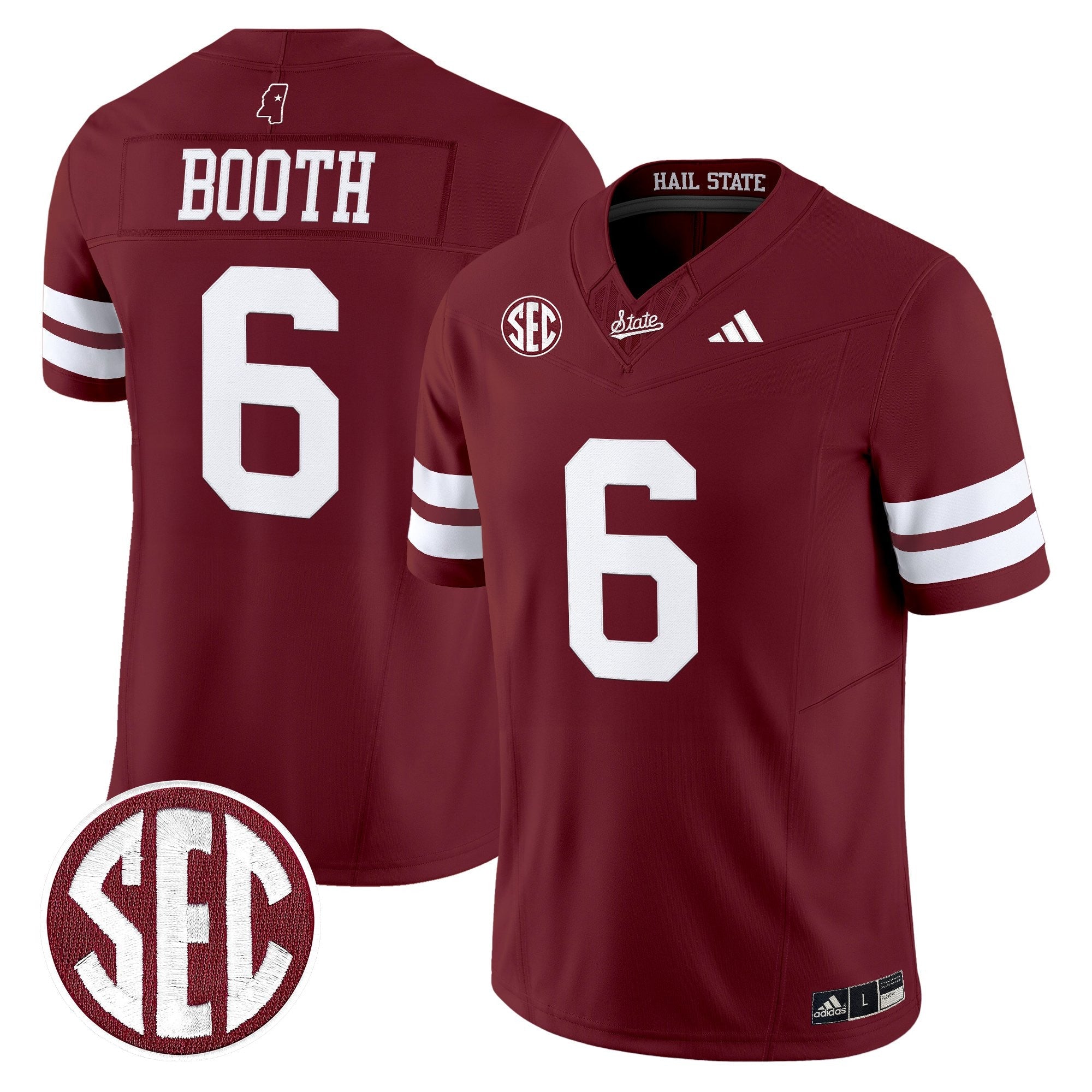 Mississippi State Bulldogs 'Dark Mode' Vapor Limited Jersey - All Stitched