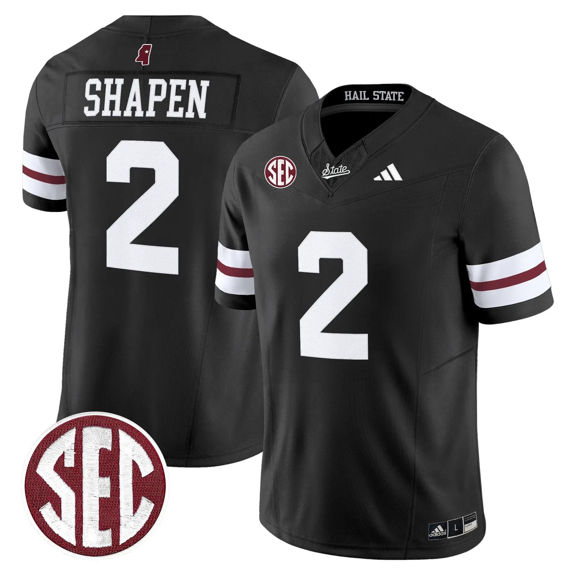 Men Mississippi State Bulldogs Football 'Dark Mode' Vapor Limited Jersey