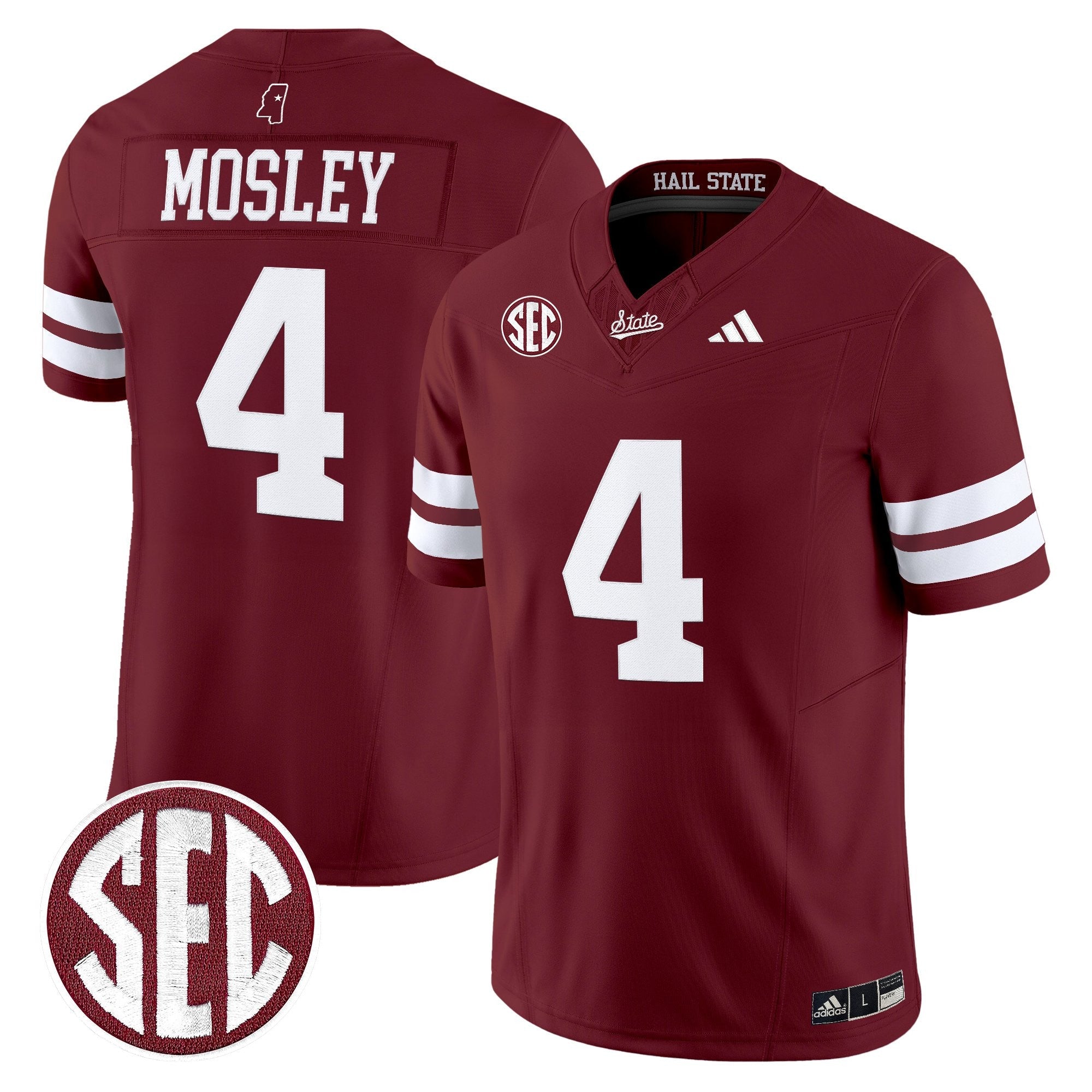 Mississippi State Bulldogs 'Dark Mode' Vapor Limited Jersey - All Stitched