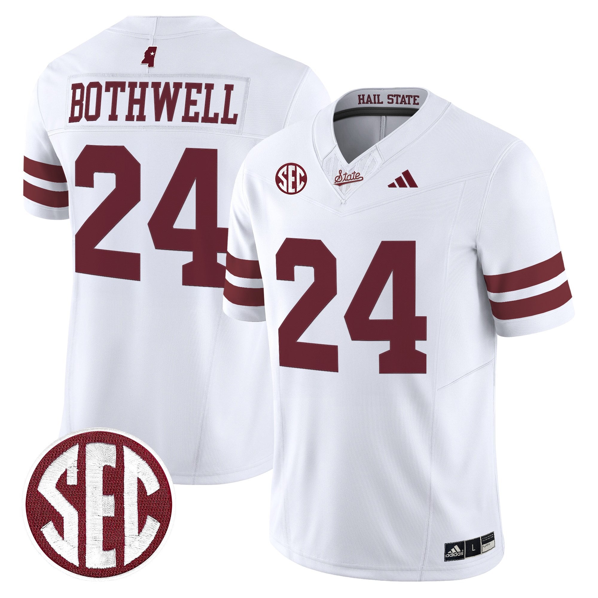Mississippi State Bulldogs 'Dark Mode' Vapor Limited Jersey - All Stitched