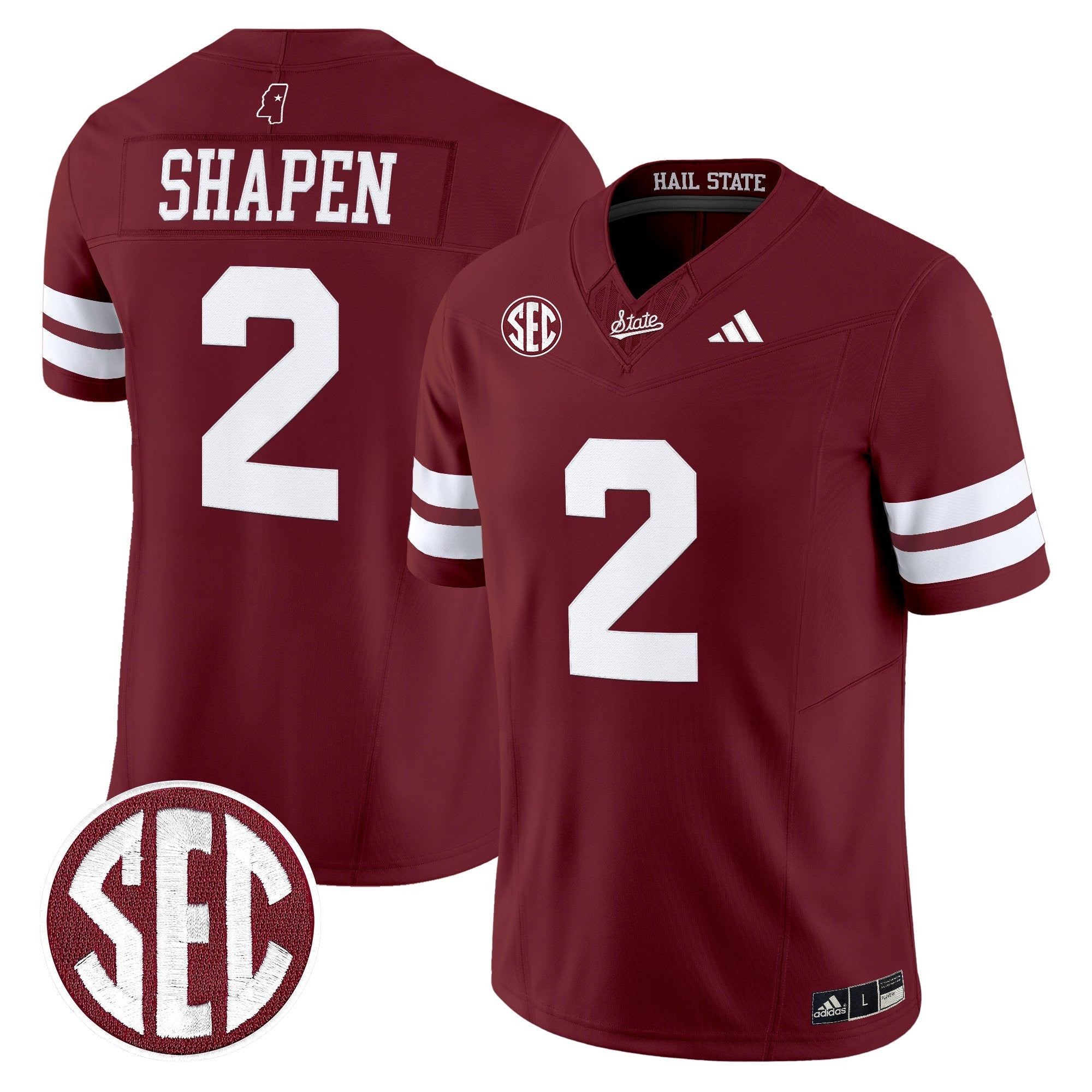 Mississippi State Bulldogs 'Dark Mode' Vapor Limited Jersey - All Stitched