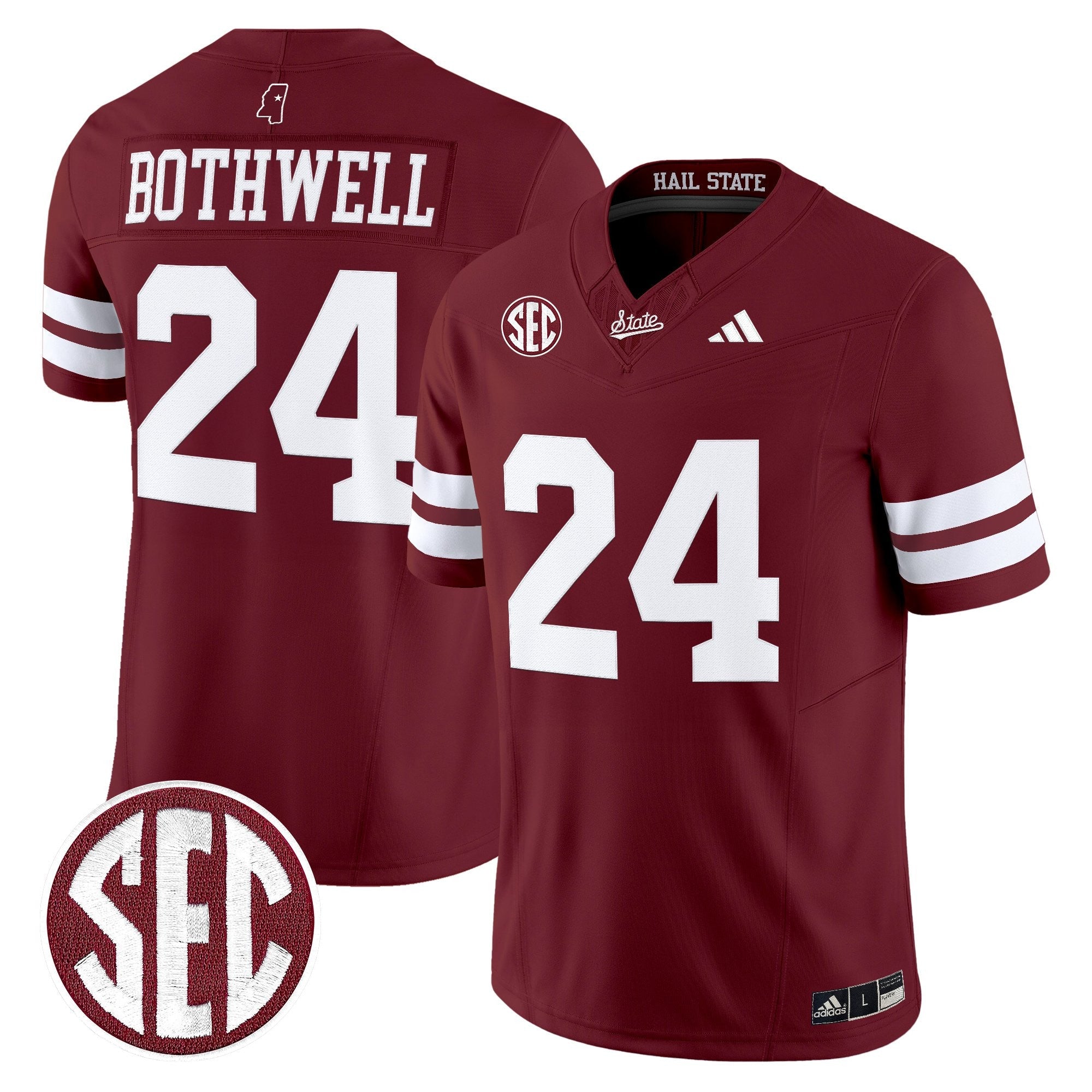 Mississippi State Bulldogs 'Dark Mode' Vapor Limited Jersey - All Stitched