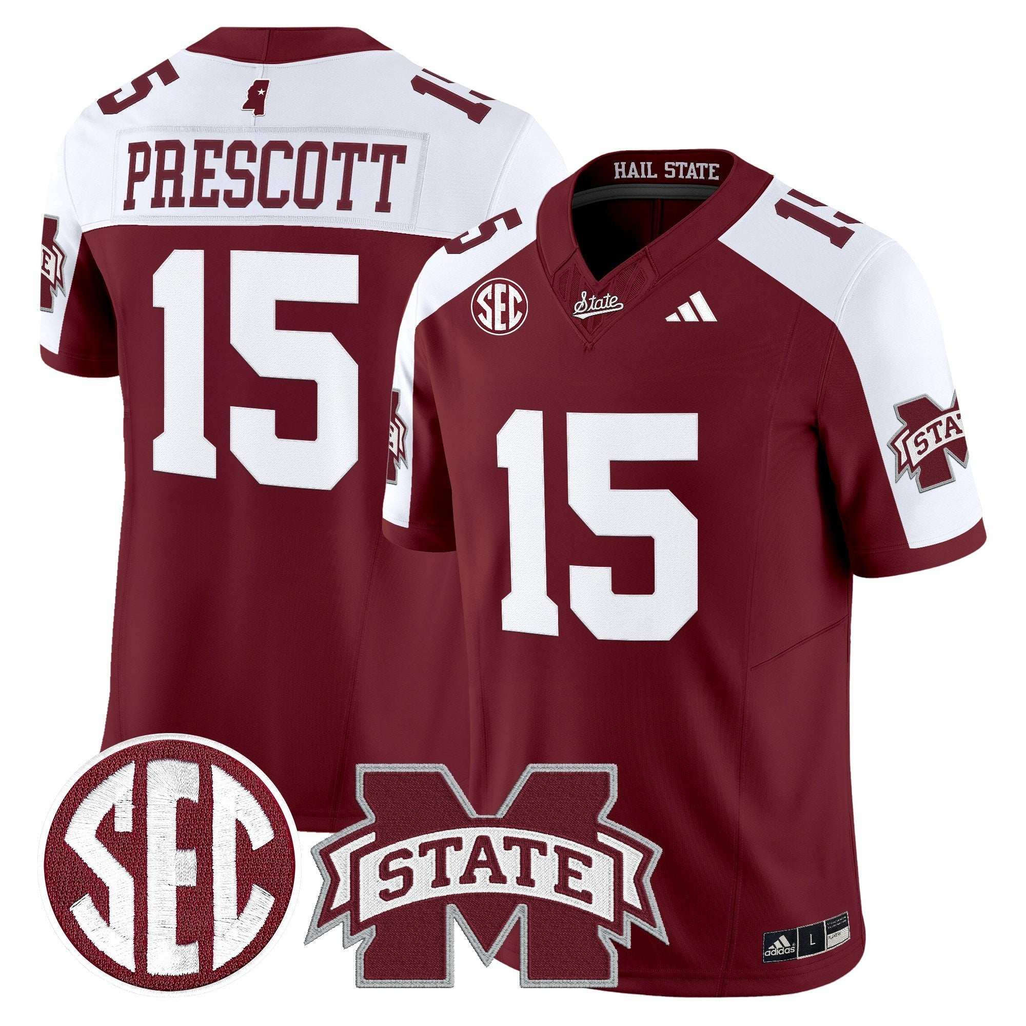 Mississippi State Bulldogs 'Dark Mode' Vapor Limited Jersey - All Stitched
