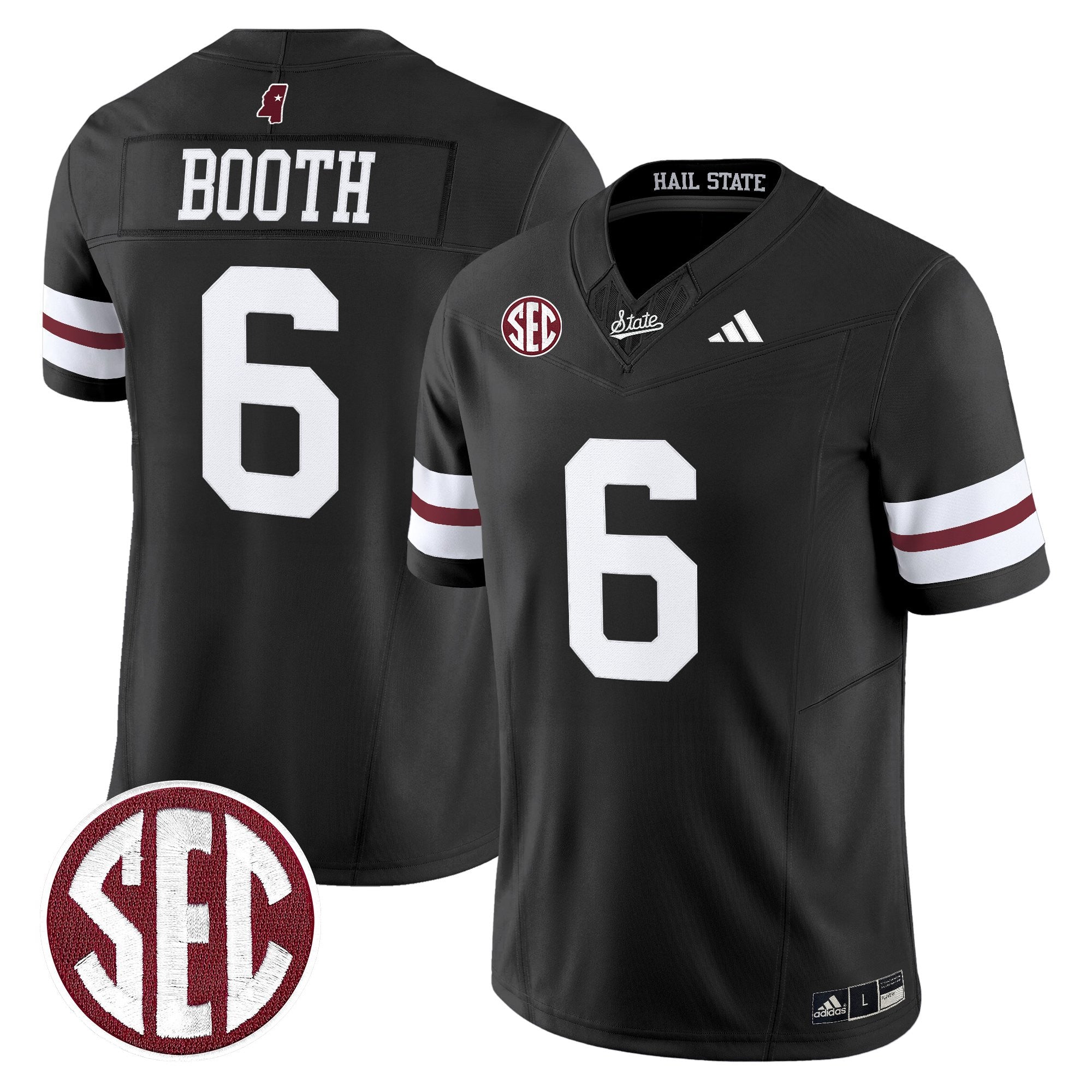 Mississippi State Bulldogs 'Dark Mode' Vapor Limited Jersey - All Stitched