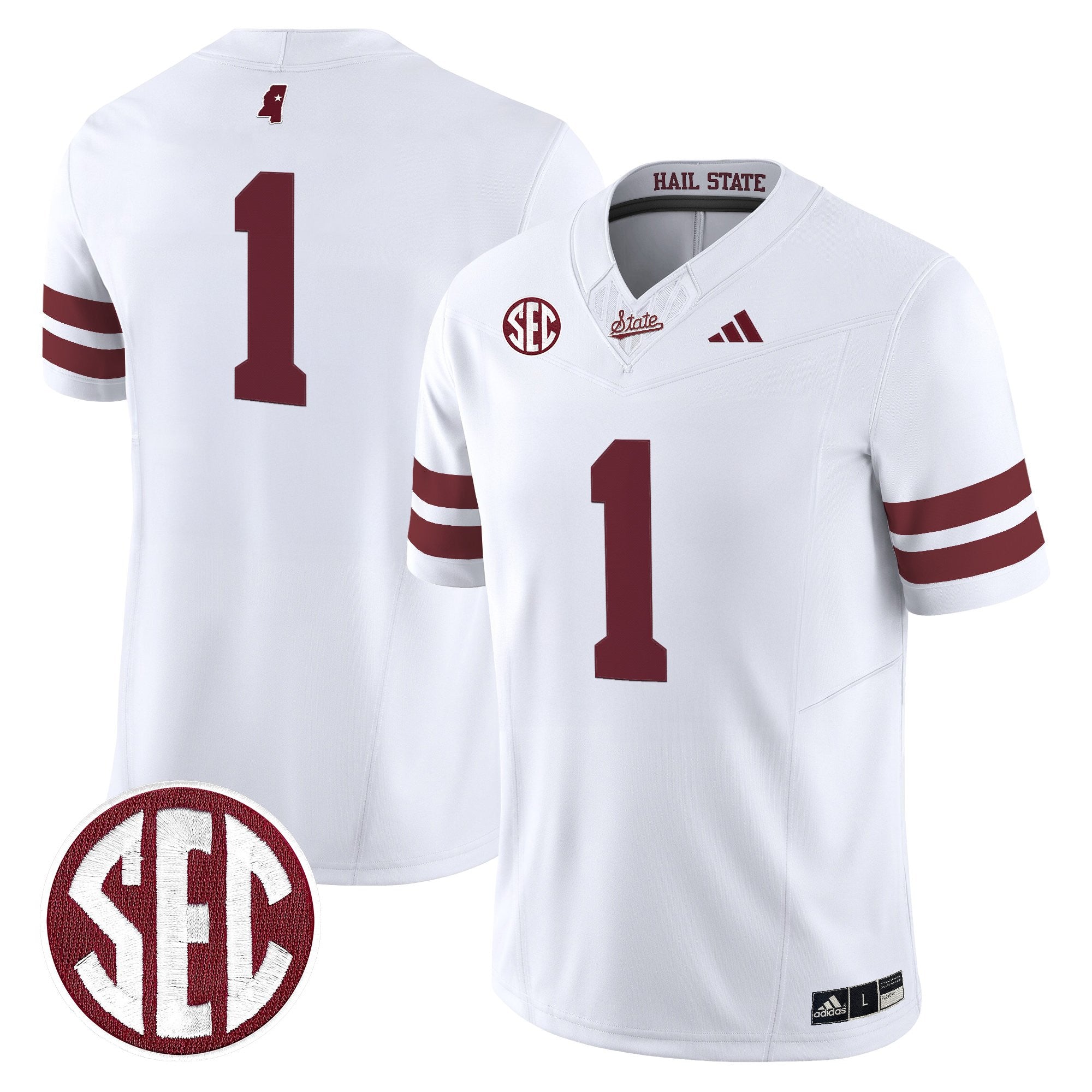 Mississippi State Bulldogs 'Dark Mode' Vapor Limited Jersey - All Stitched