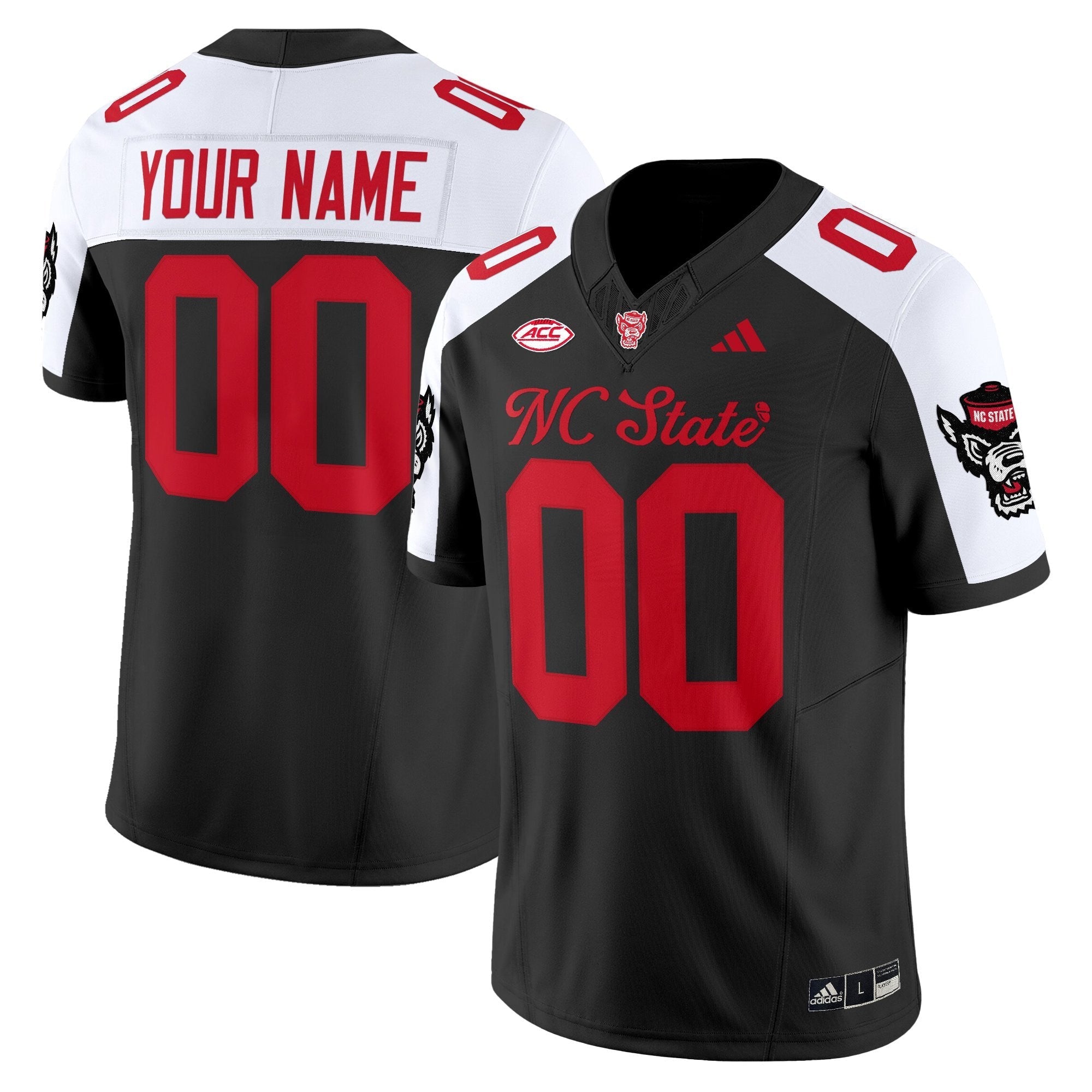 Custom NC State Wolfpack Jersey 'City of Oaks' Vapor Limited - All Stitched