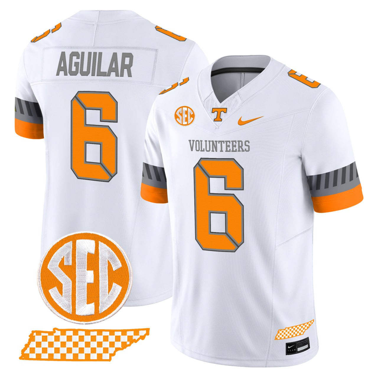 Tennessee Volunteers 2025 'Smokey Grey Series' Vapor Limited Jersey V2 - All Stitched