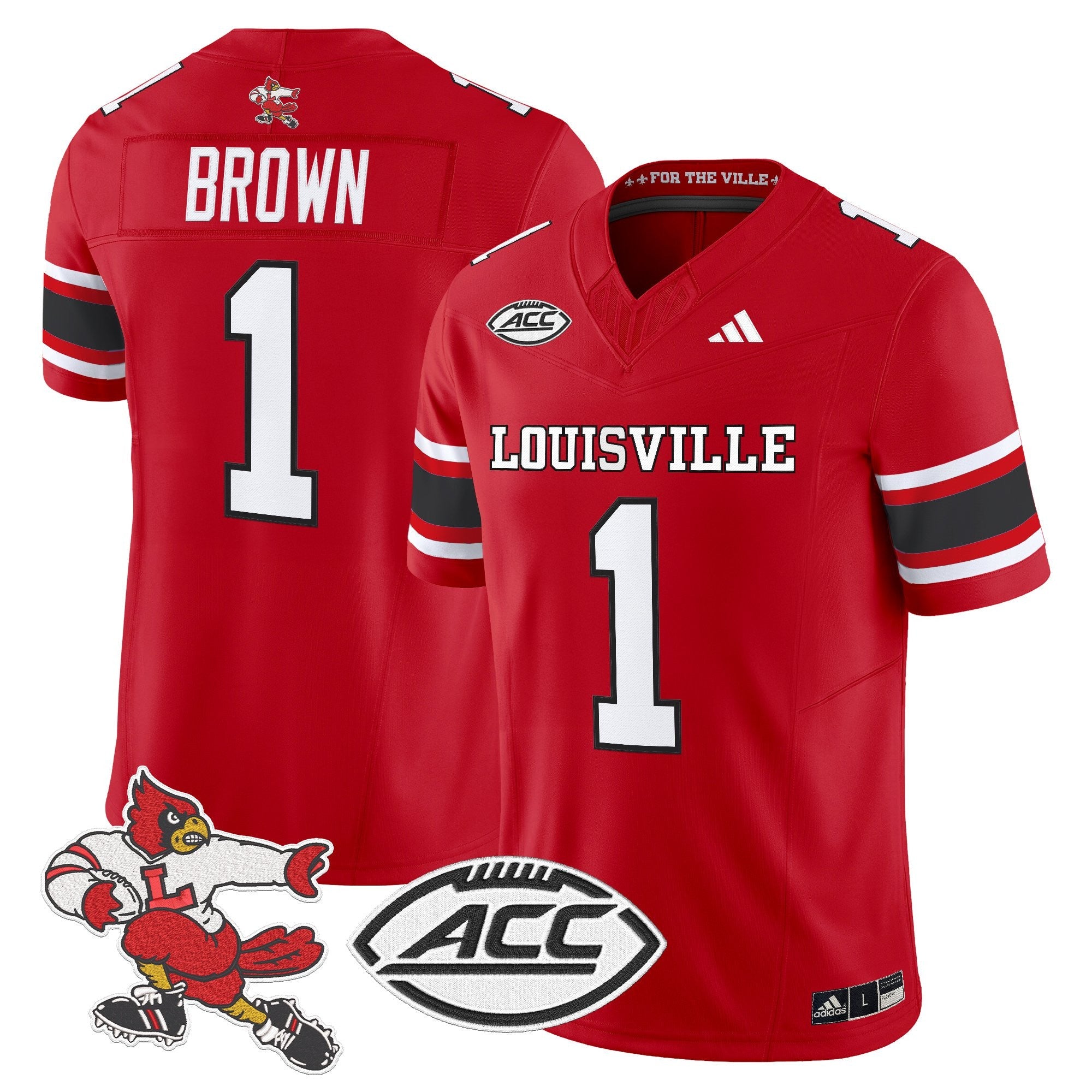 Louisville Cardinals '1980s Throwback' Vapor Limited Jersey - All Stitched