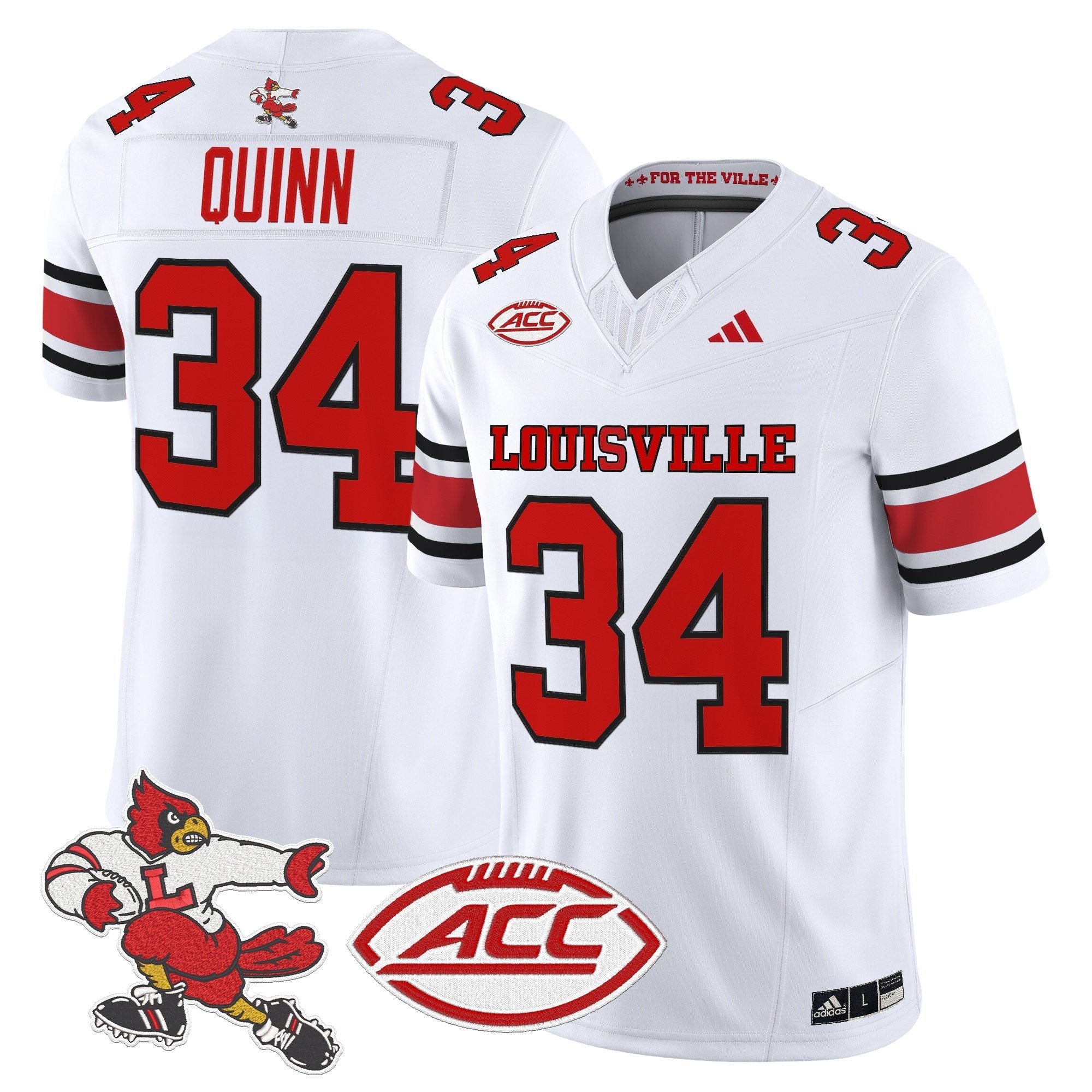 Louisville Cardinals '1980s Throwback' Vapor Limited Jersey - All Stitched