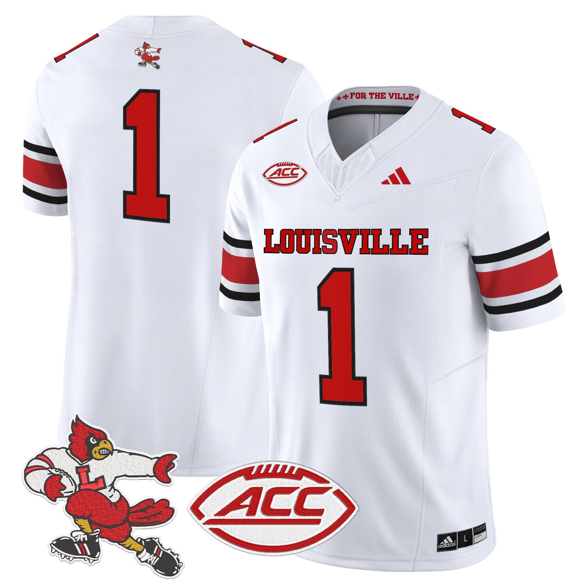 Louisville Cardinals '1980s Throwback' Vapor Limited Jersey - All Stitched