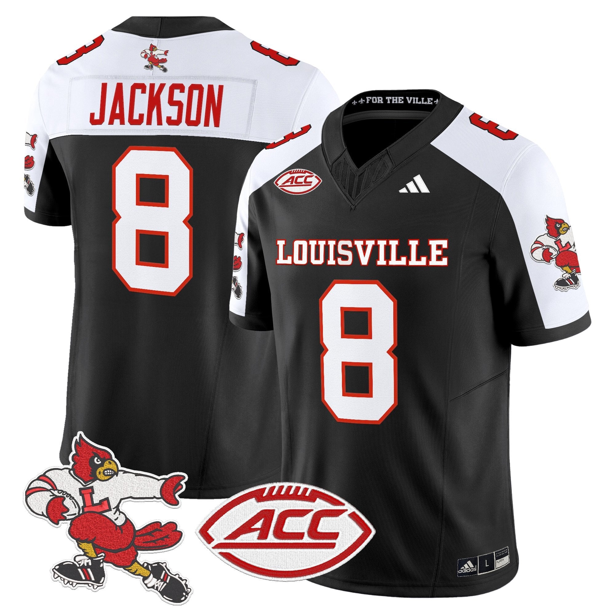 Louisville Cardinals '1980s Throwback' Vapor Limited Jersey - All Stitched