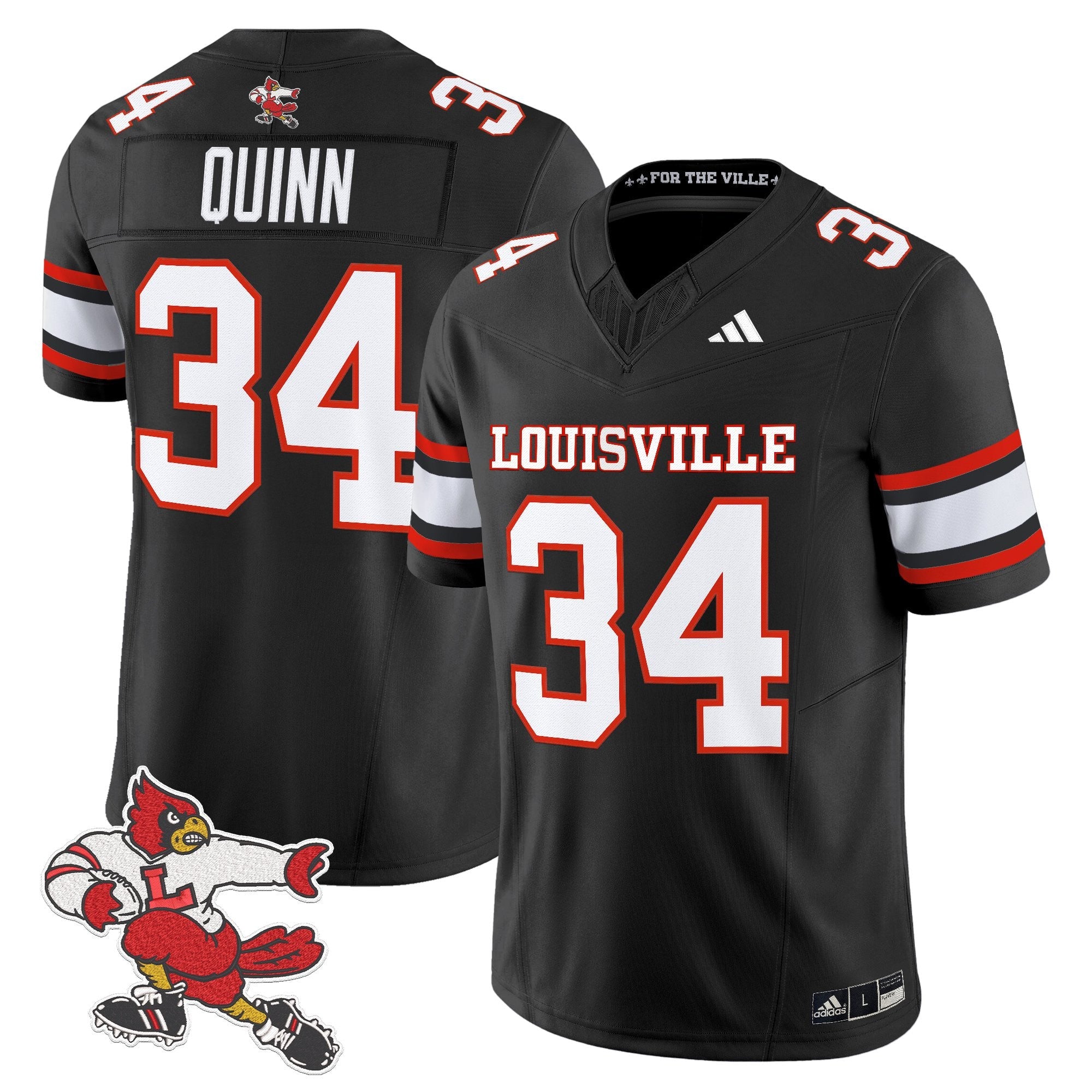 Louisville Cardinals '1980s Throwback' Vapor Limited Jersey - All Stitched