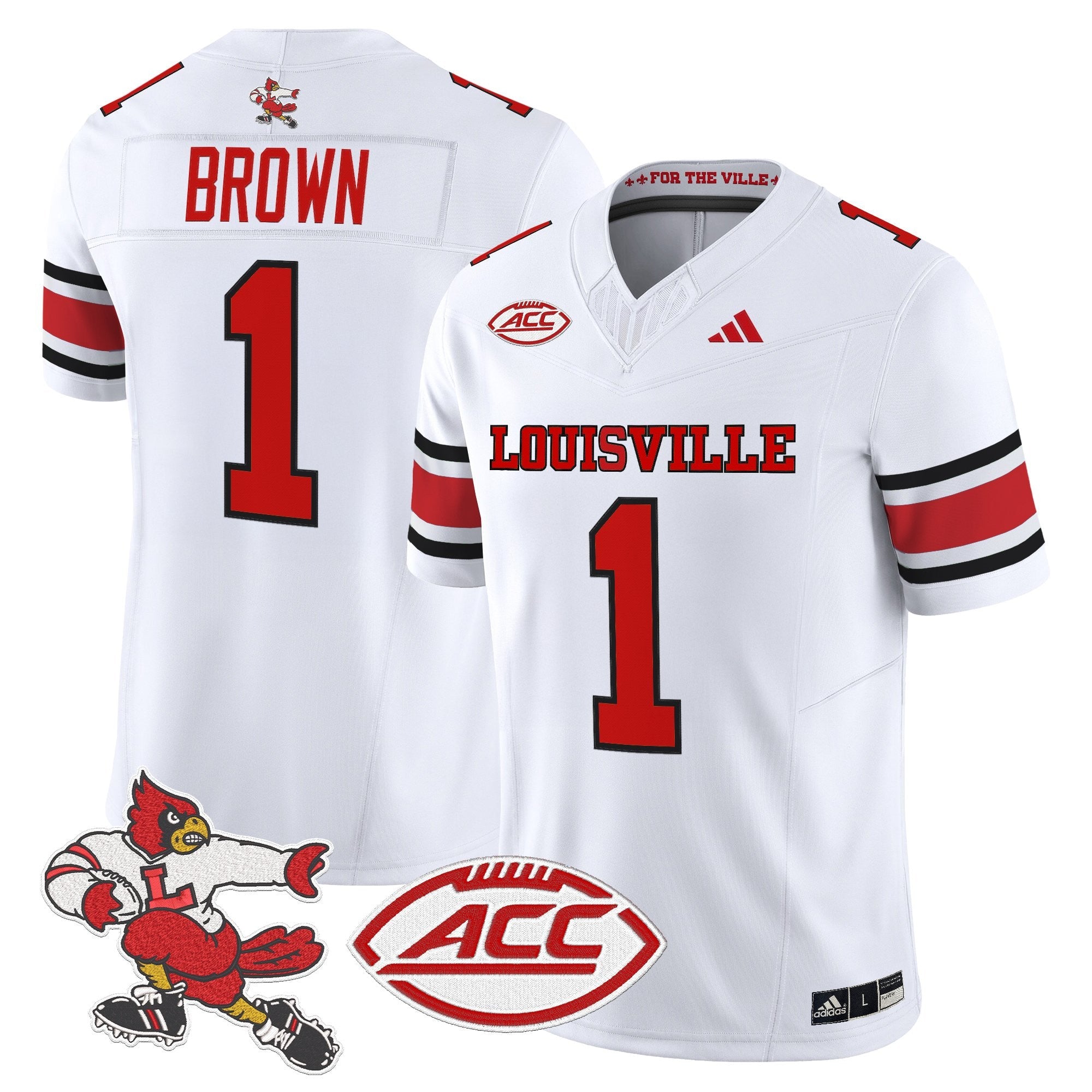 Louisville Cardinals '1980s Throwback' Vapor Limited Jersey - All Stitched