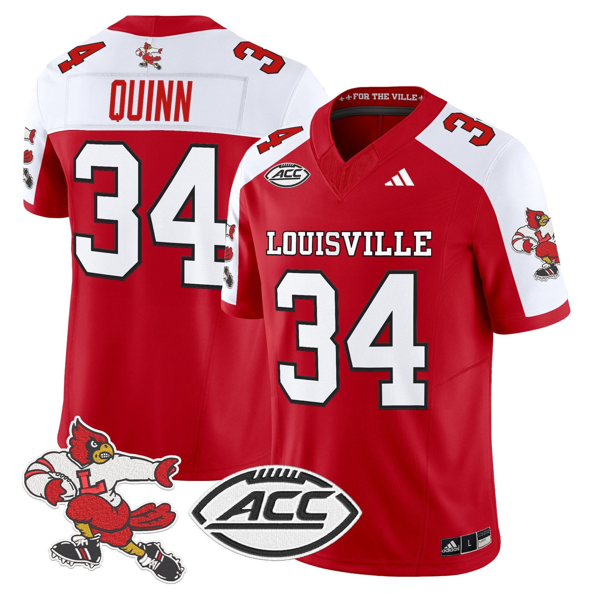 Louisville Cardinals '1980s Throwback' Vapor Limited Jersey - All Stitched